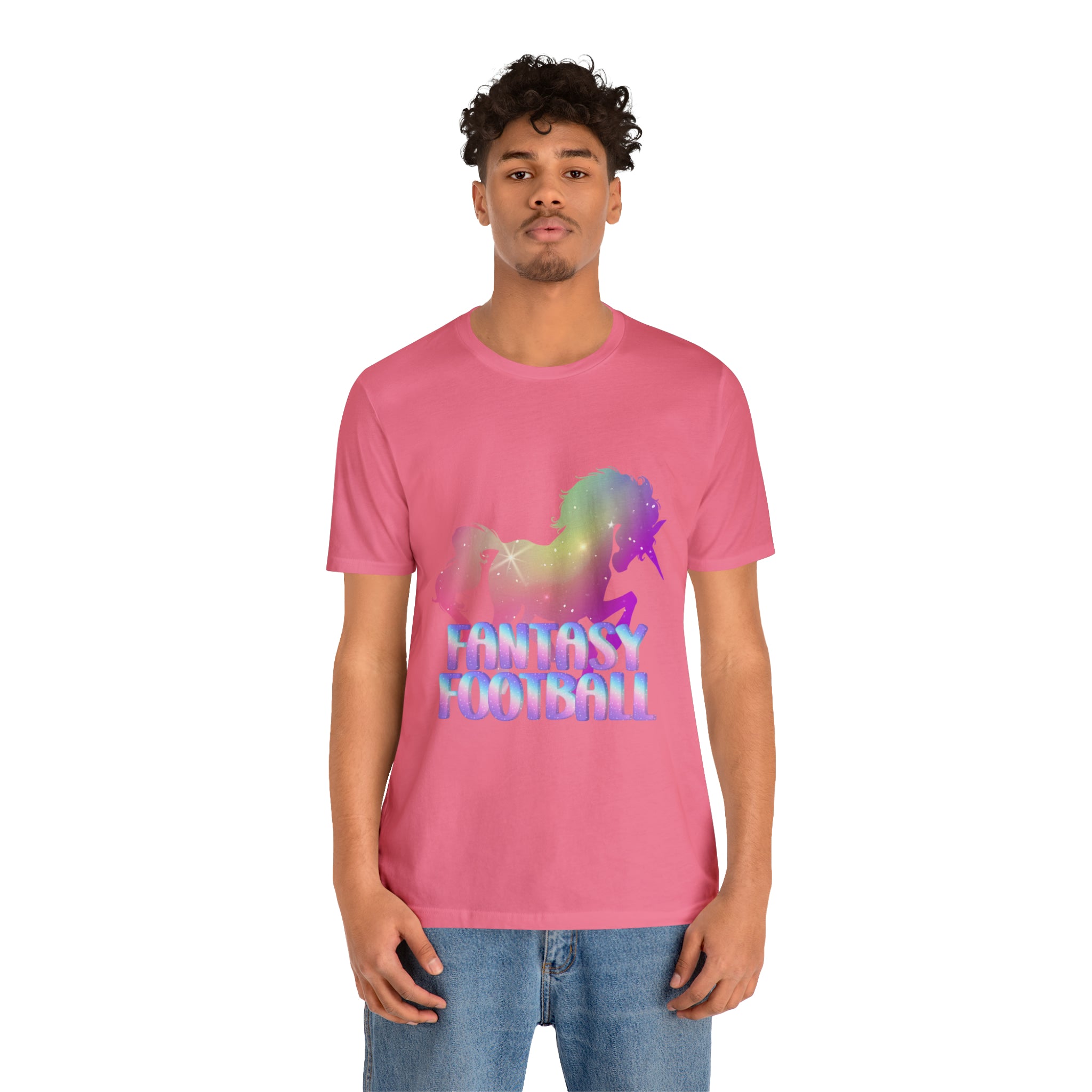 Fantasy Football Pink Shirt | Unicorn Fantasy Football Unisex T-Shirt