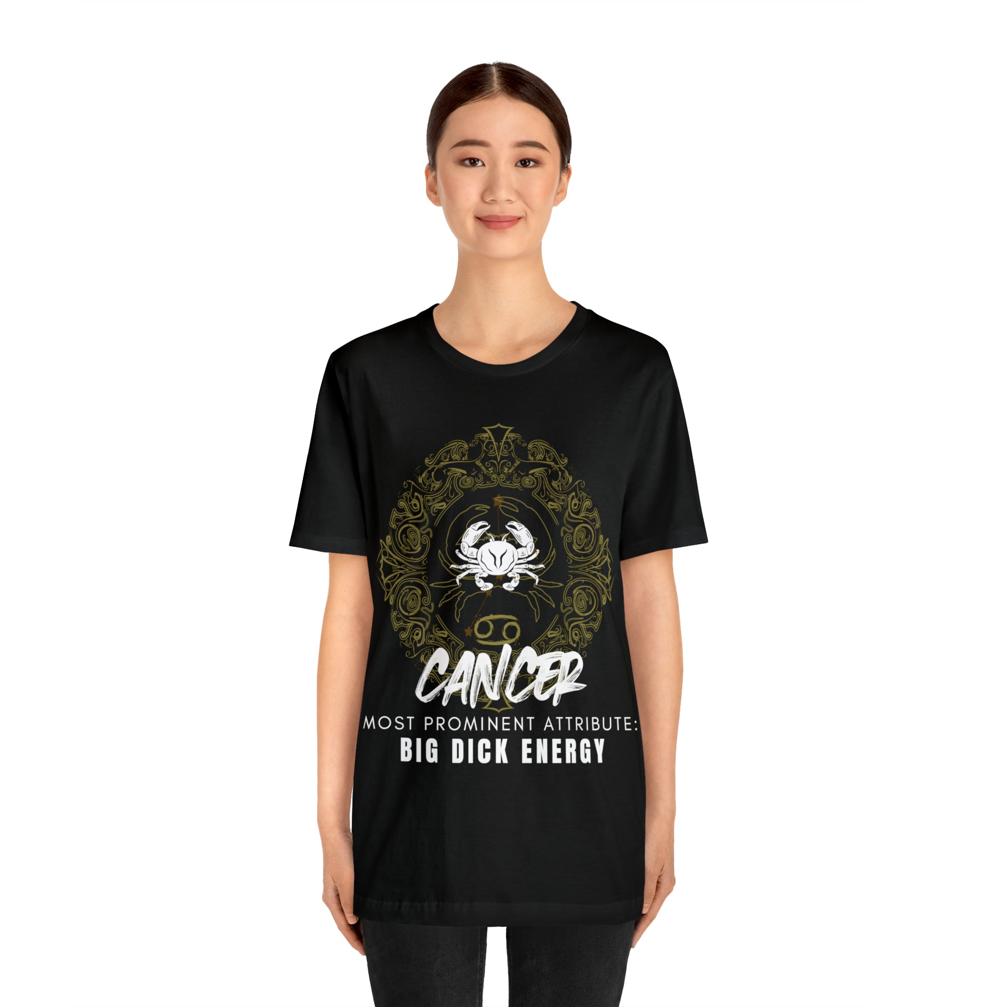 Cancer Zodiac Big Dick Energy Shirt | Zodiac Sign Statement T-Shirt
