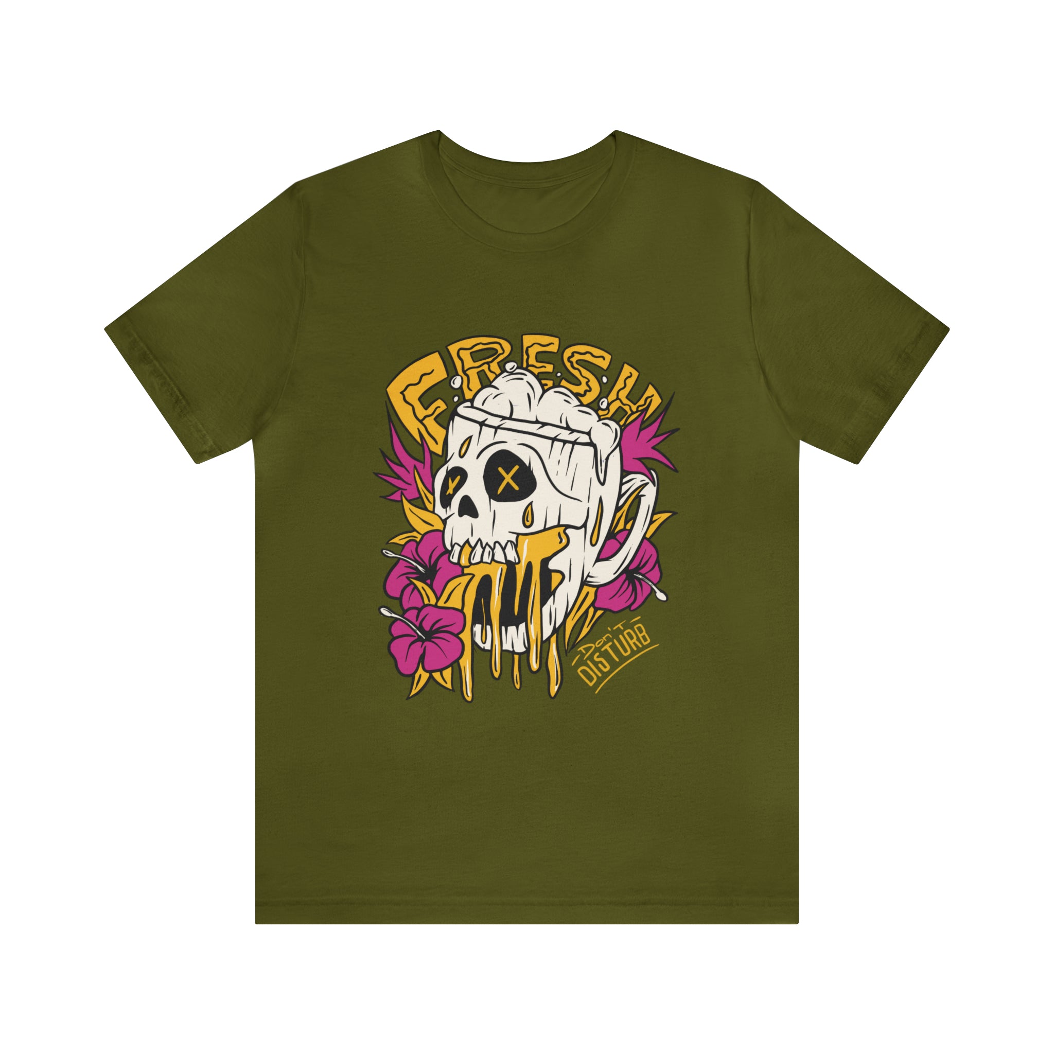 Fresh Beer Skull Shirt | Drink Beer Unisex T-Shirt