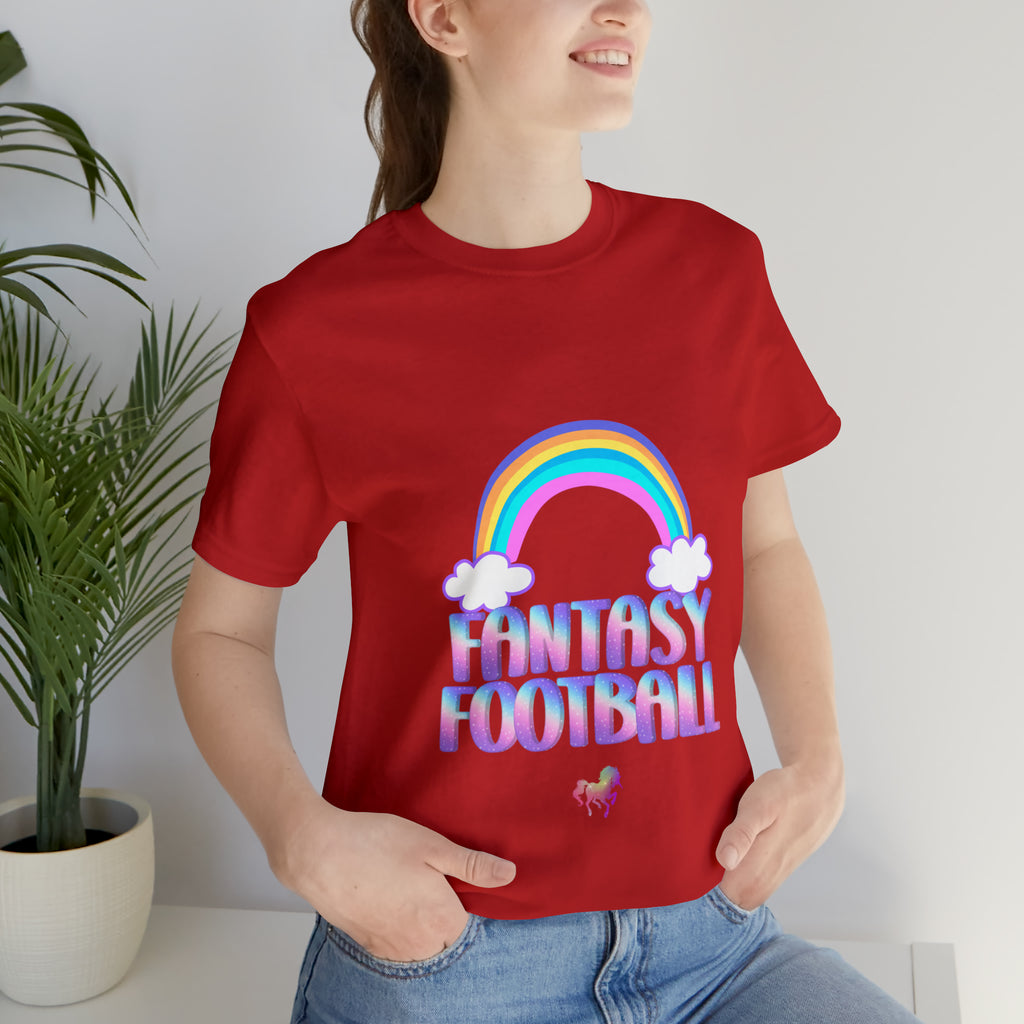 Cute Fantasy Football Shirt | Pink Cute Fantasy Football Unisex T-Shirt