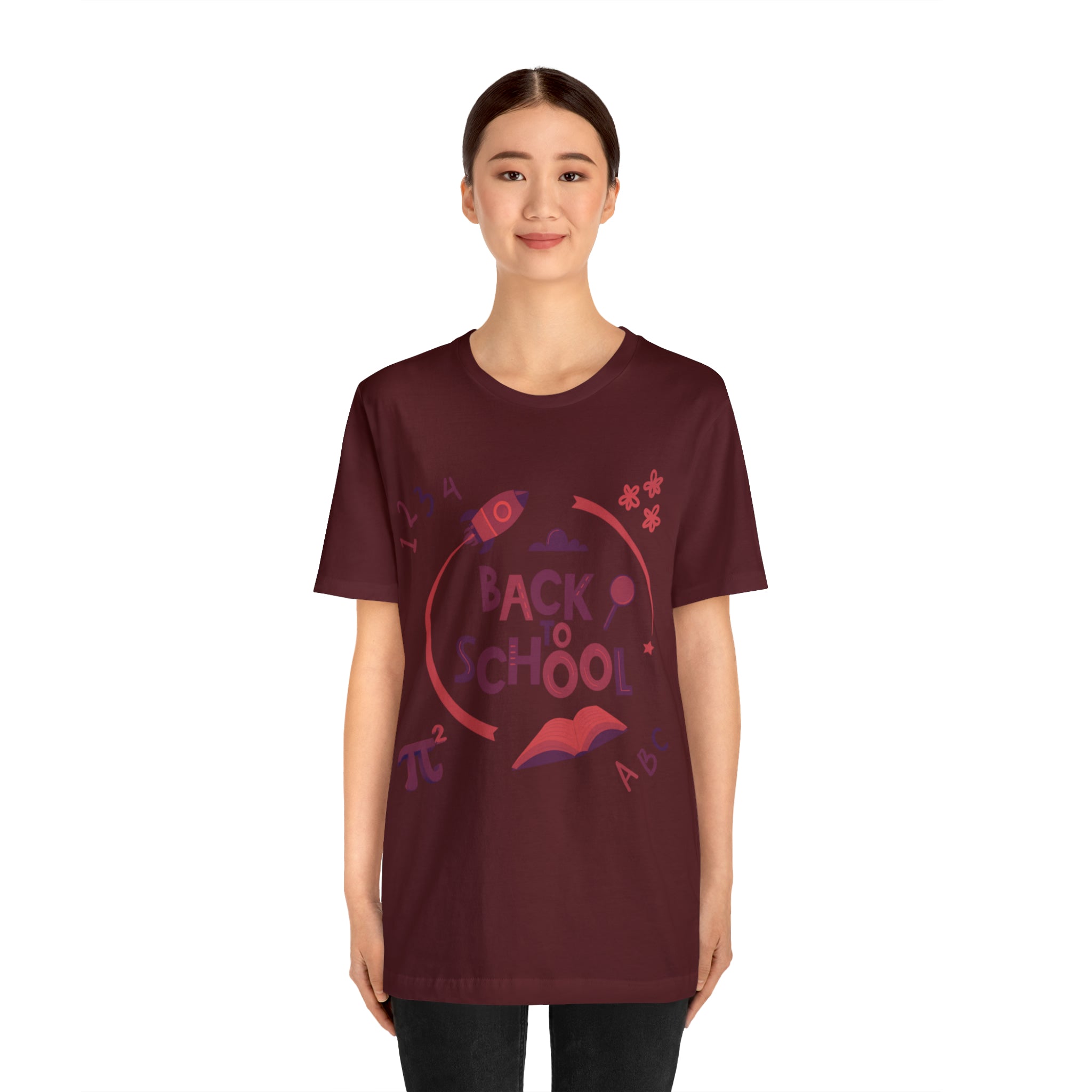 Back to School Subjects Shirt | Back to School Rocket Unisex T-Shirt