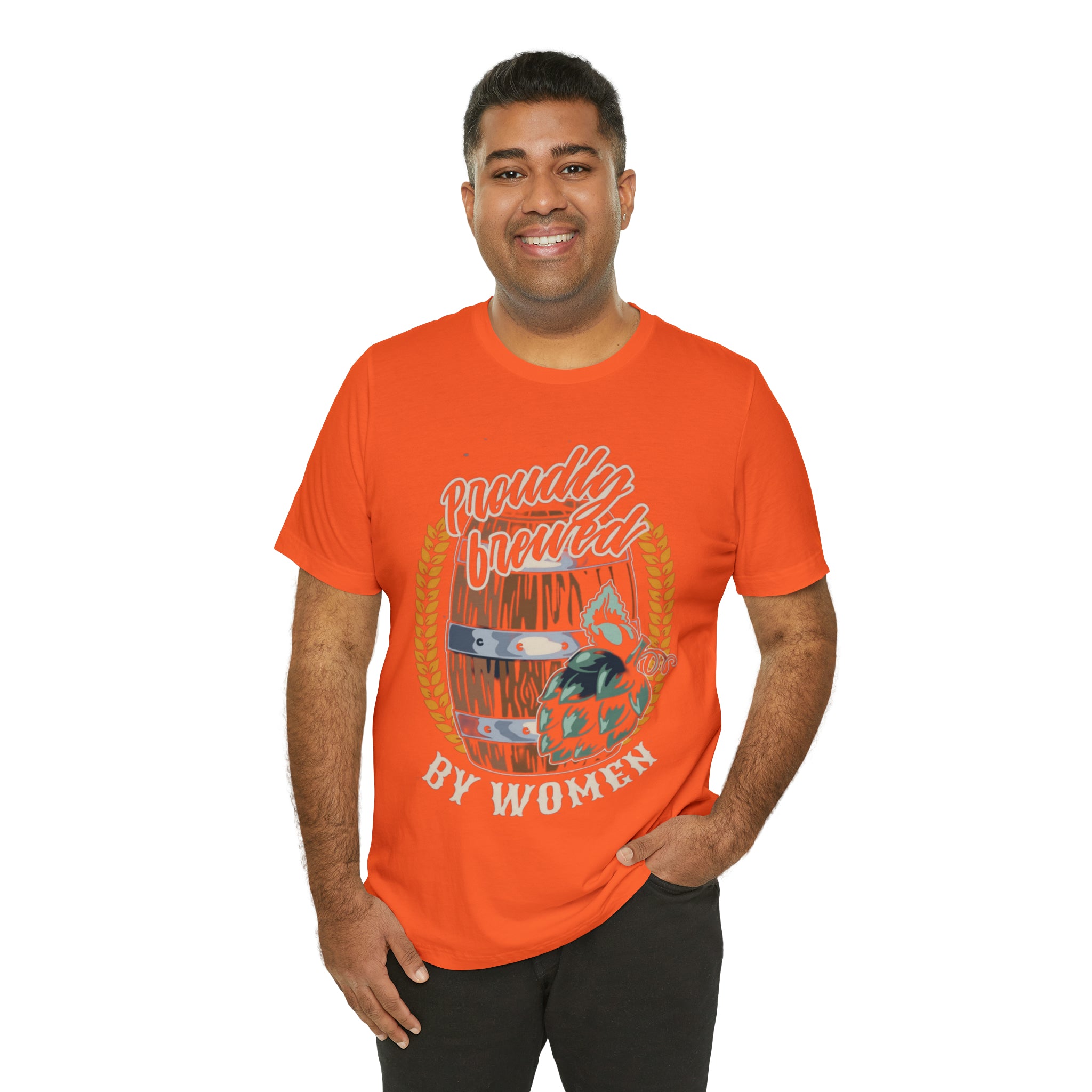 Brewed by Women Beer Shirt | Drink Beer Unisex T-Shirt