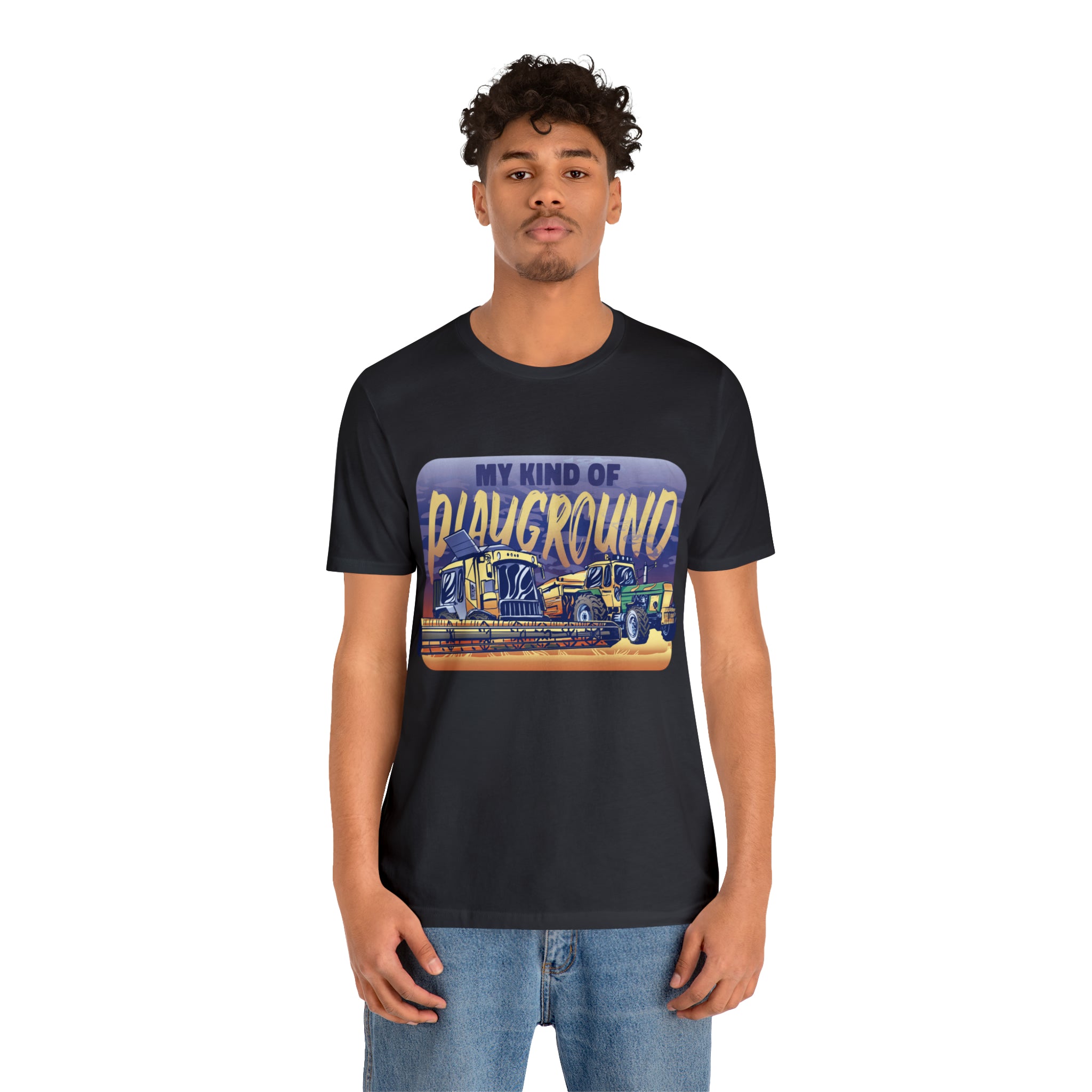 Tractor Farmer Playground Shirt | Tractor Enthusiast Unisex T-Shirt
