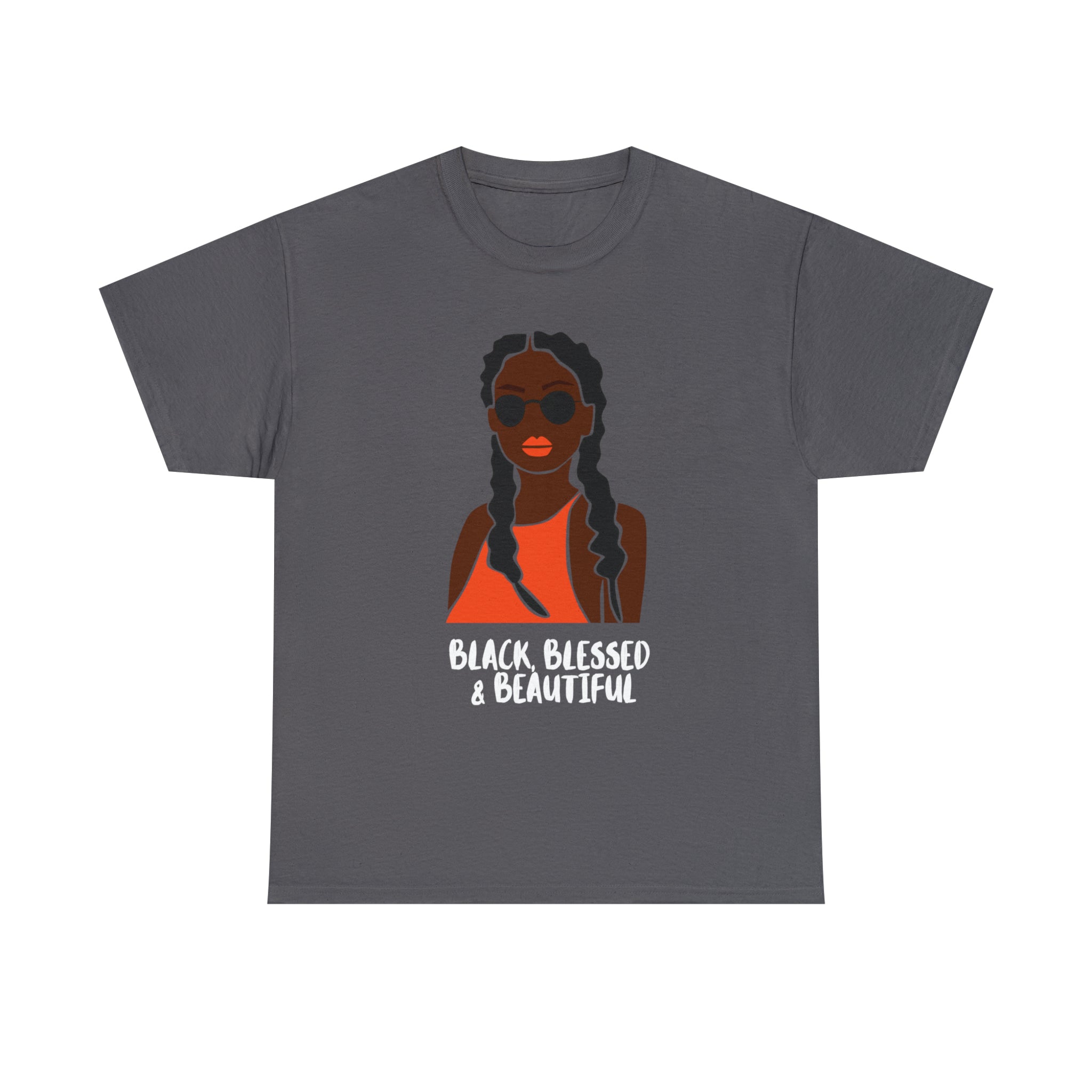 Black Blessed And Beautiful Shirt | Empowered & Beautiful Cotton T-shirt