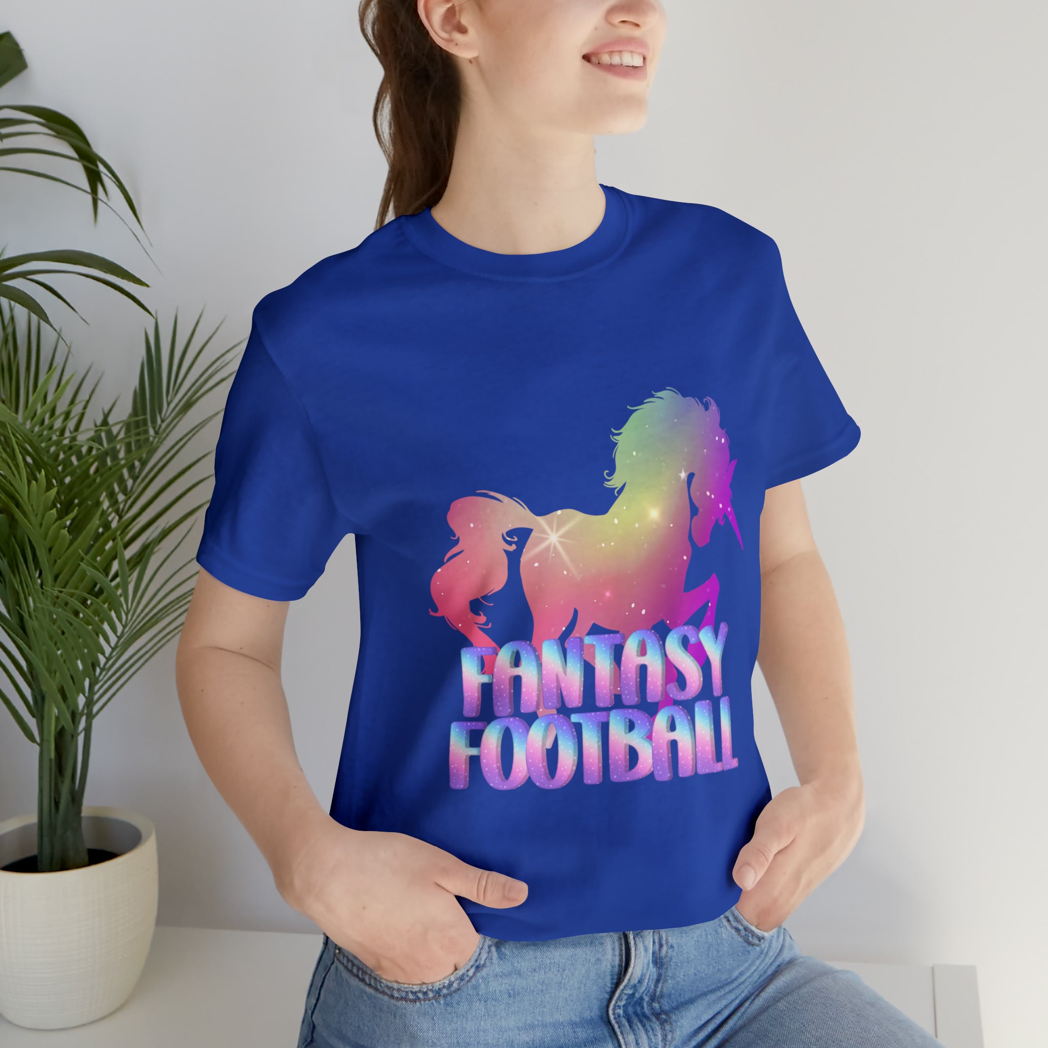 Fantasy Football Pink Shirt | Unicorn Fantasy Football Unisex T-Shirt