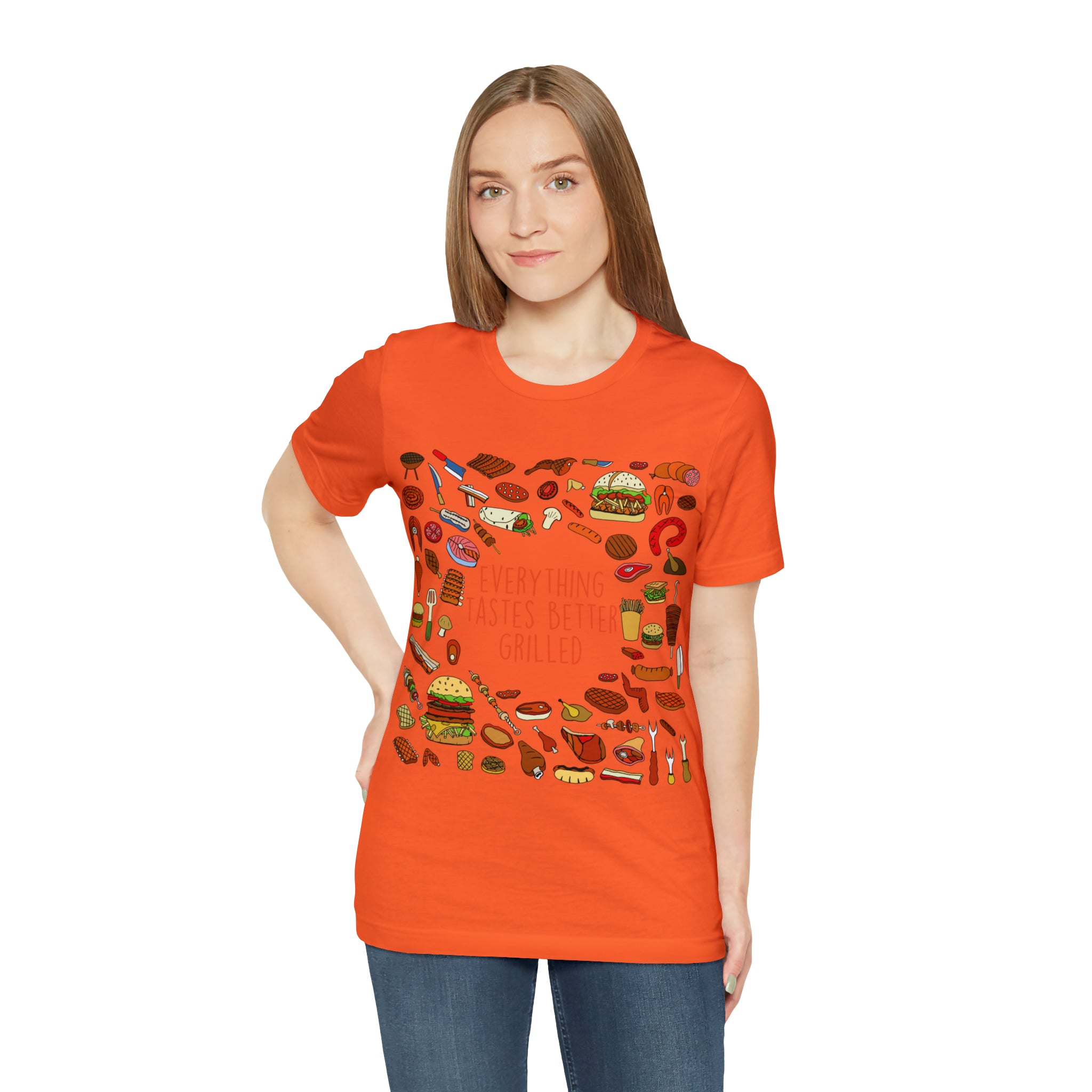 Everything Tastes Better Grilled Shirt | Grilling Love Unisex T-Shirt