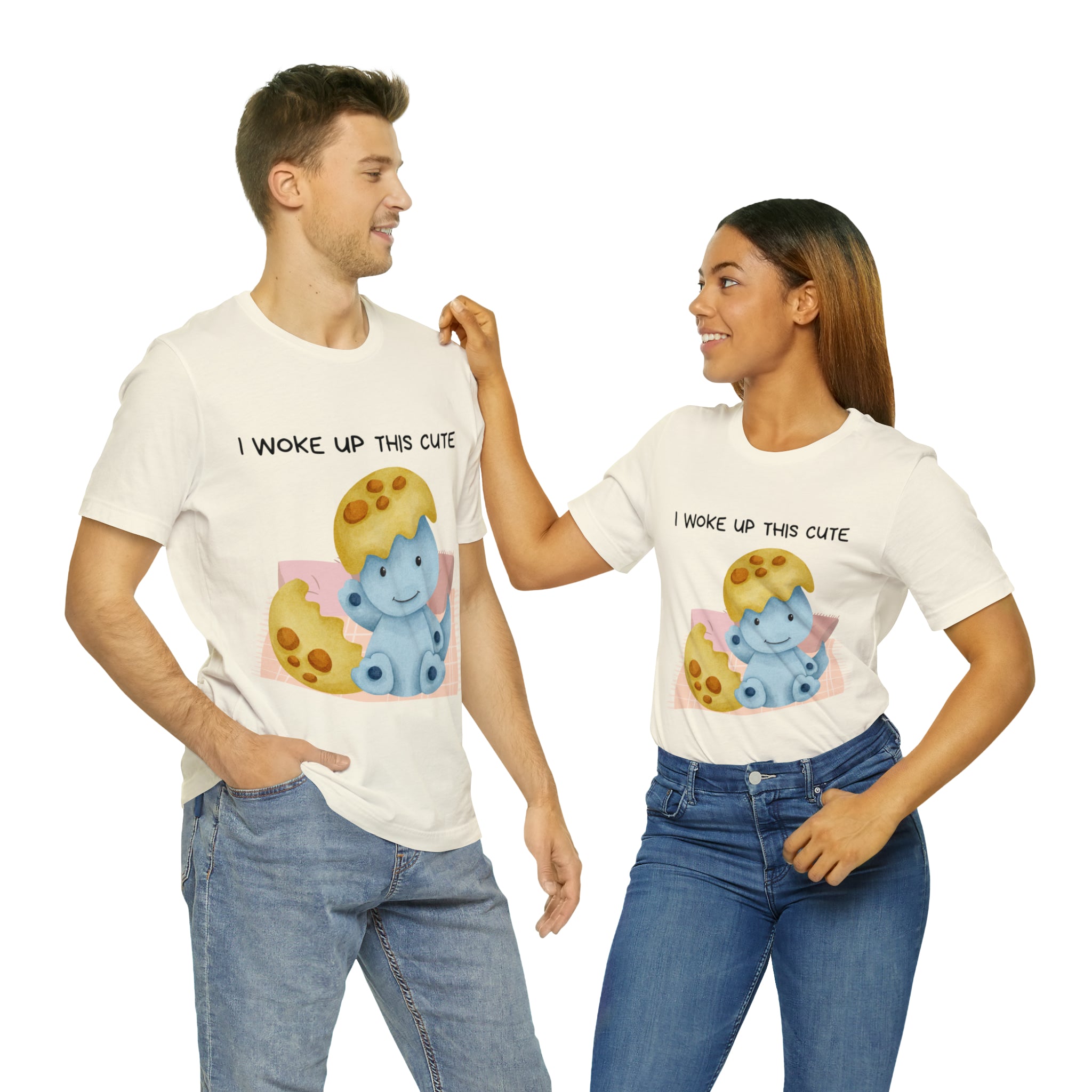 I Woke Up This Cute Shirt | Baby Dino Collection Unisex T-Shirt