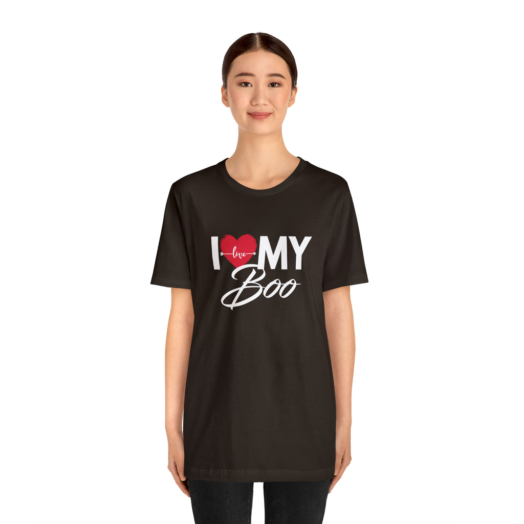 I Love My Boo Shirt | Couple Love T-Shirt, Pair Girlfriend Boyfriend Matching Shirt