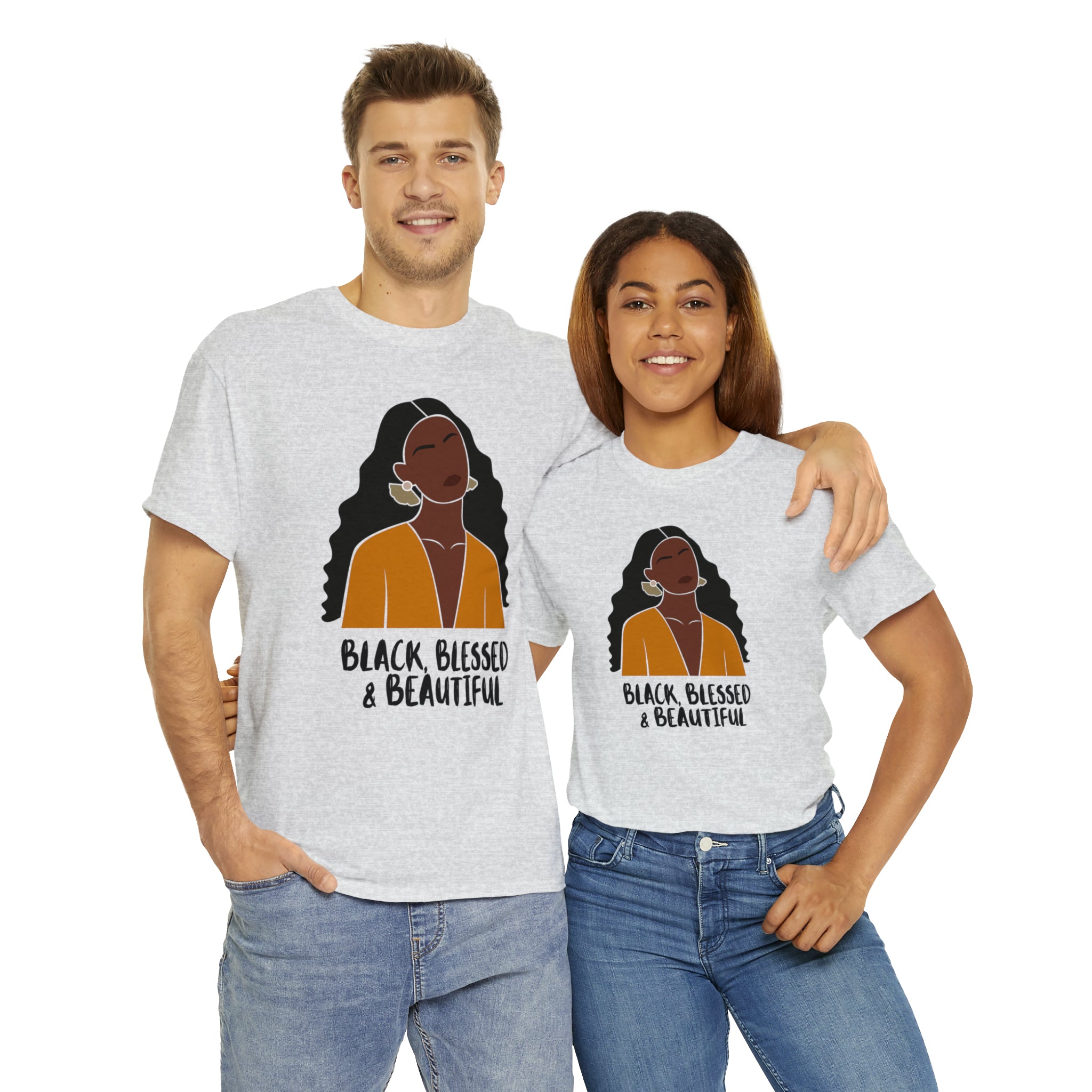 Black, Blessed & Beautiful Shirt | Empowered & Beautiful Cotton T-shirt