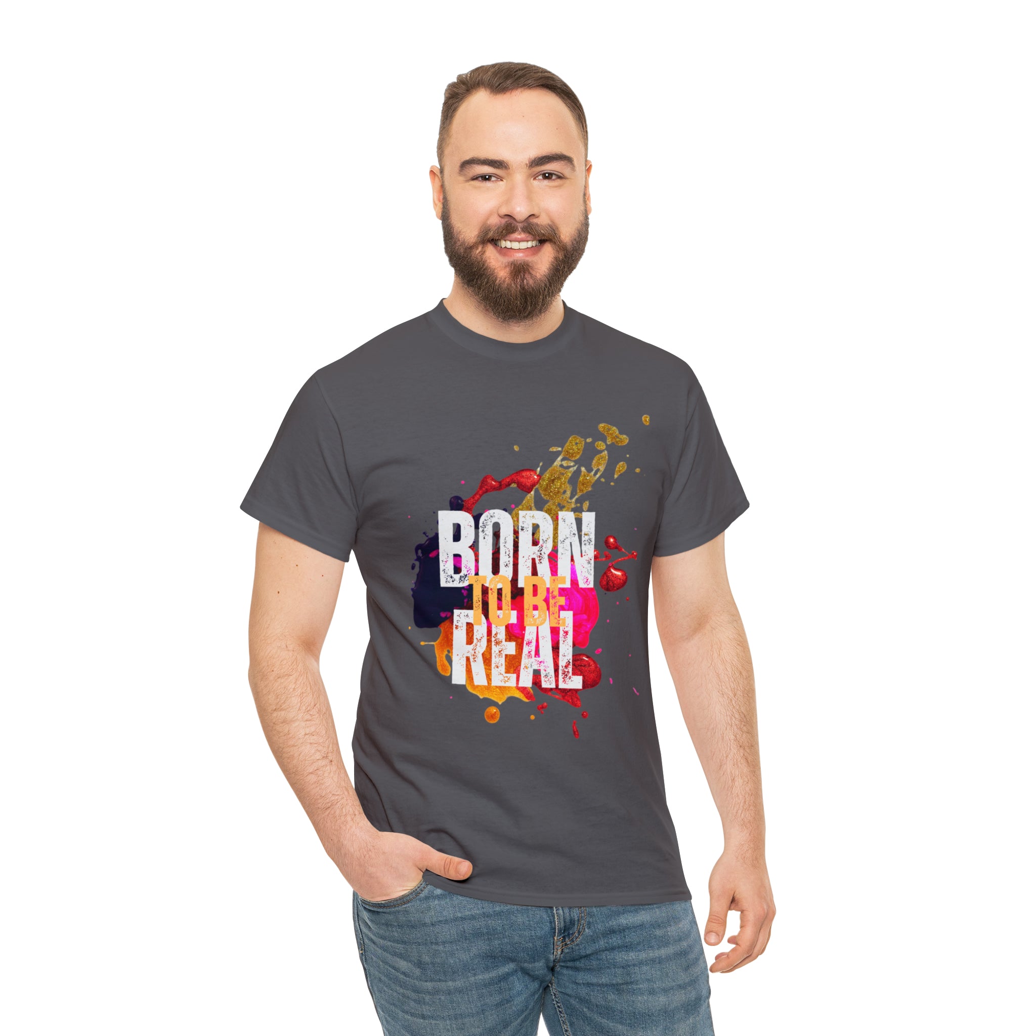 Born To Be Real  | Genuine Spirit Unisex Statement Tee