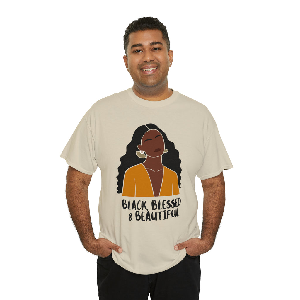 Black, Blessed & Beautiful Shirt | Empowered & Beautiful Cotton T-shirt