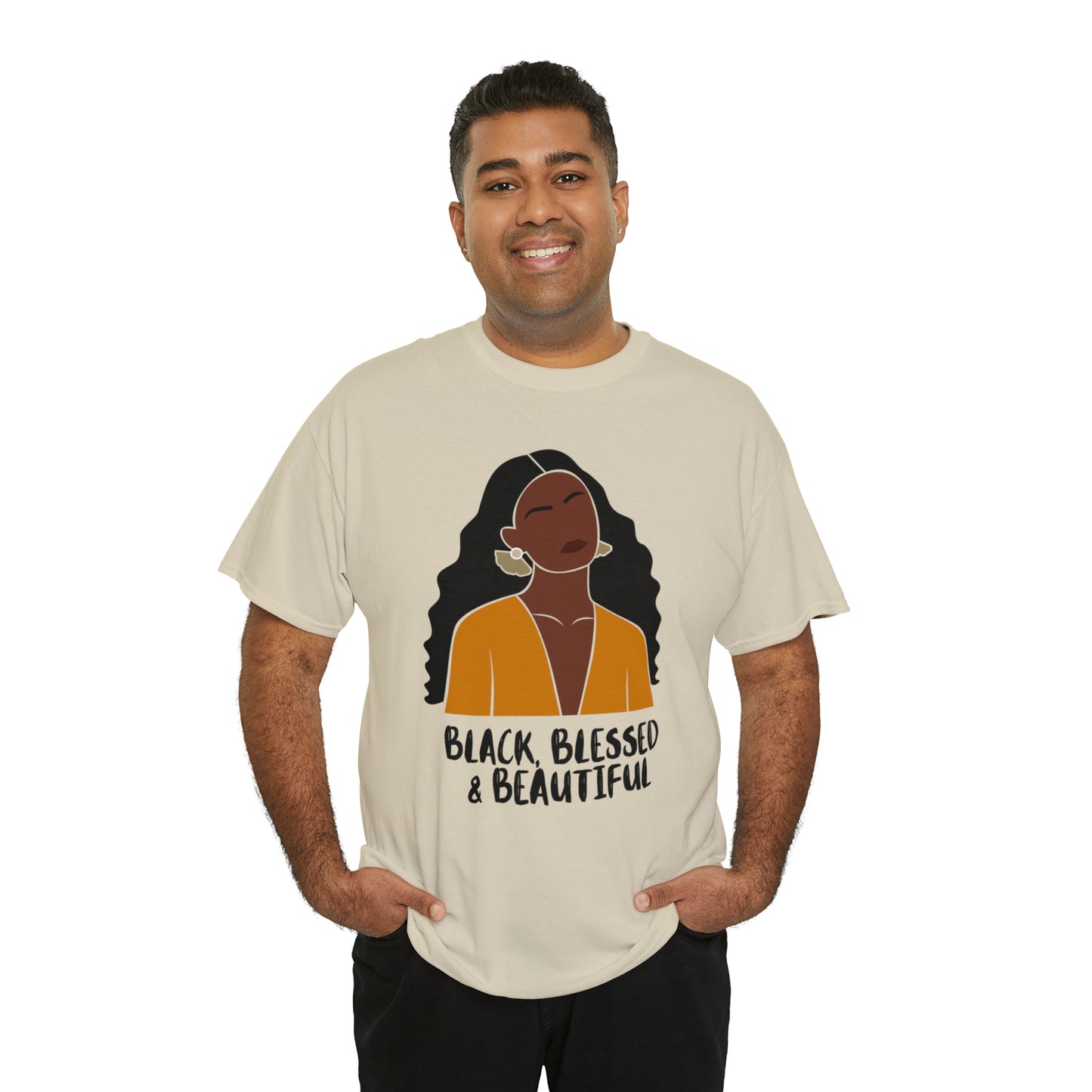 Black, Blessed & Beautiful Shirt | Empowered & Beautiful Cotton T-shirt