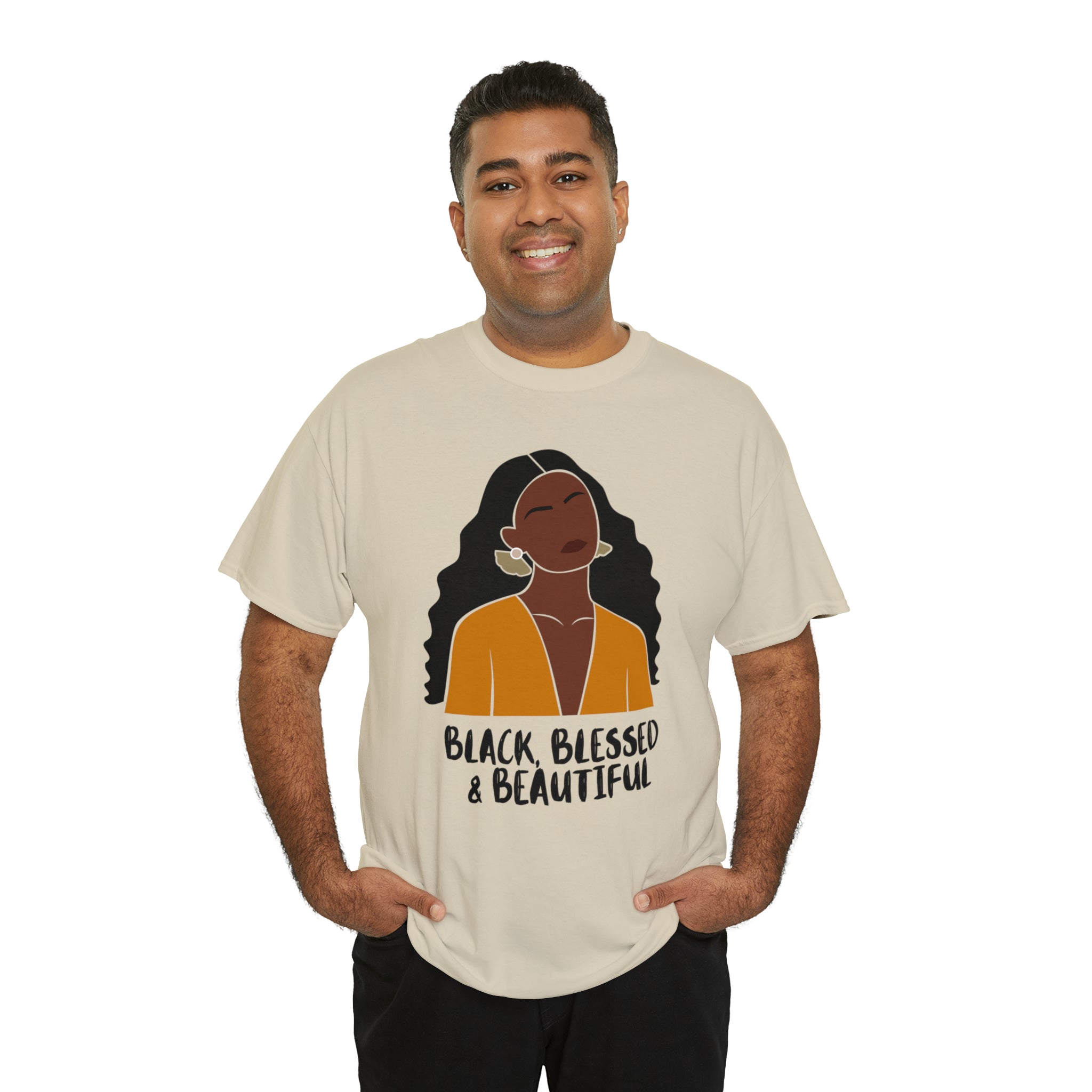 Black, Blessed & Beautiful Shirt | Empowered & Beautiful Cotton T-shirt