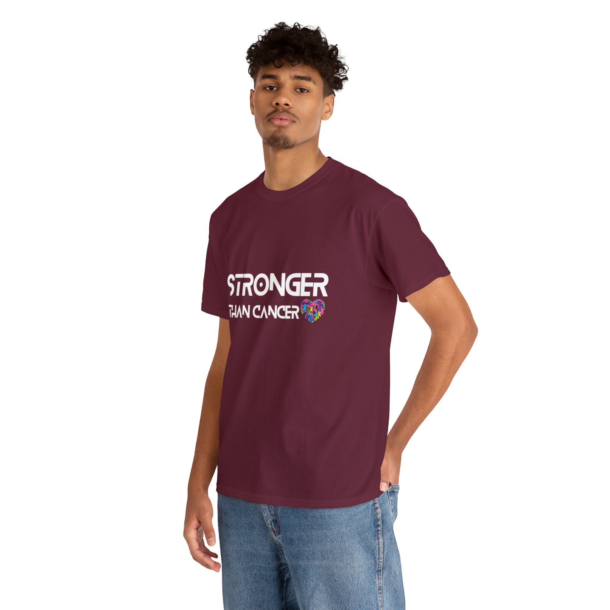 Stronger Than Cancer Shirt | Cancer Warrior Support Unisex T-Shirt