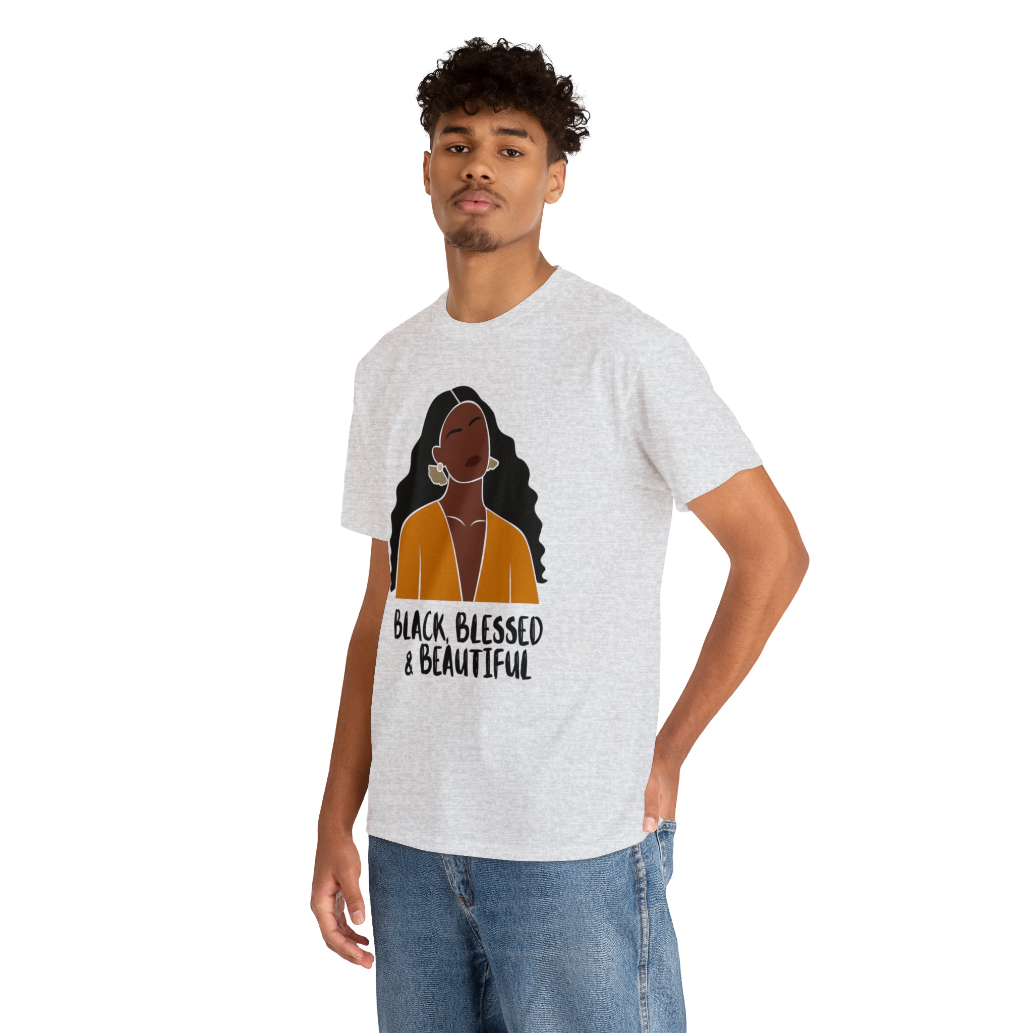 Black, Blessed & Beautiful Shirt | Empowered & Beautiful Cotton T-shirt