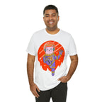 Space Cat Unisex T-Shirt | Telescope Galaxy Stars Cat Lady Shirt