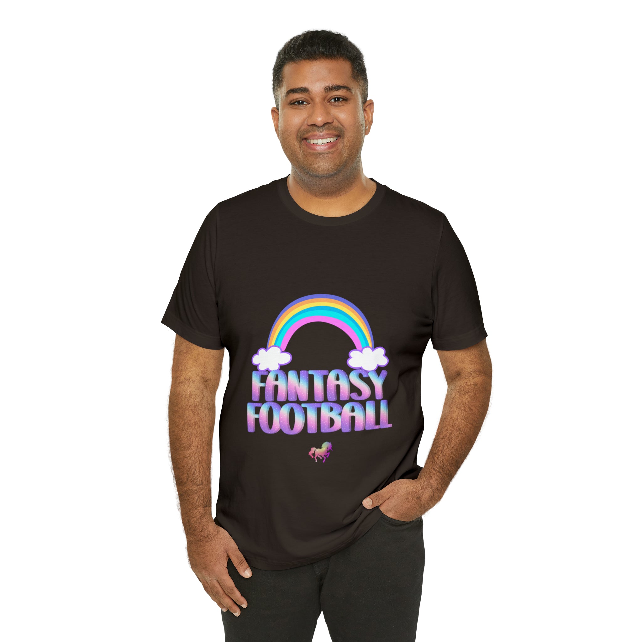 Cute Fantasy Football Shirt | Pink Cute Fantasy Football Unisex T-Shirt