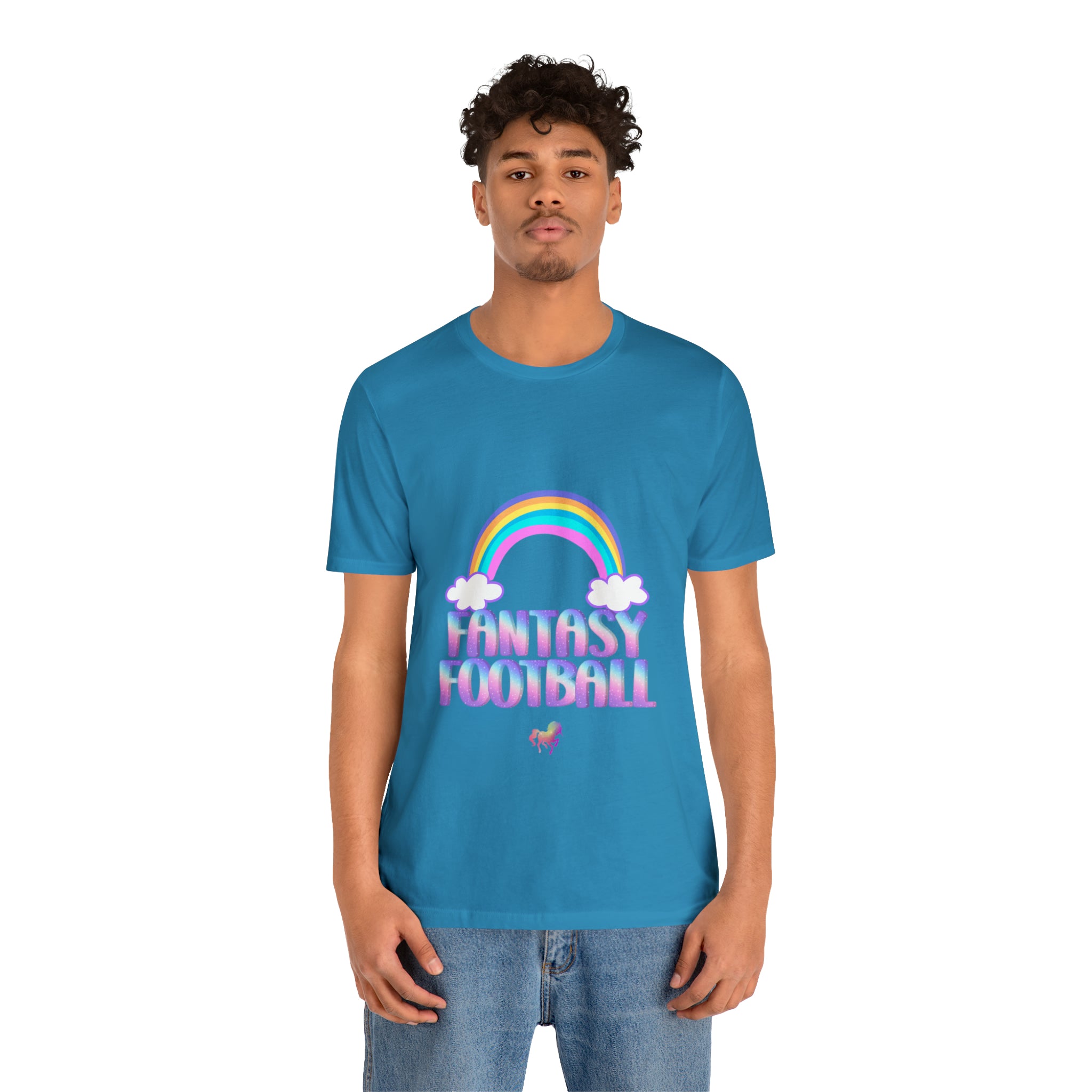 Cute Fantasy Football Shirt | Pink Cute Fantasy Football Unisex T-Shirt
