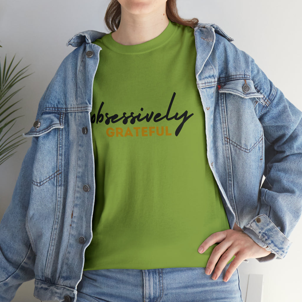 Obsessively Grateful Shirt | Minimalist Unisex T-Shirt