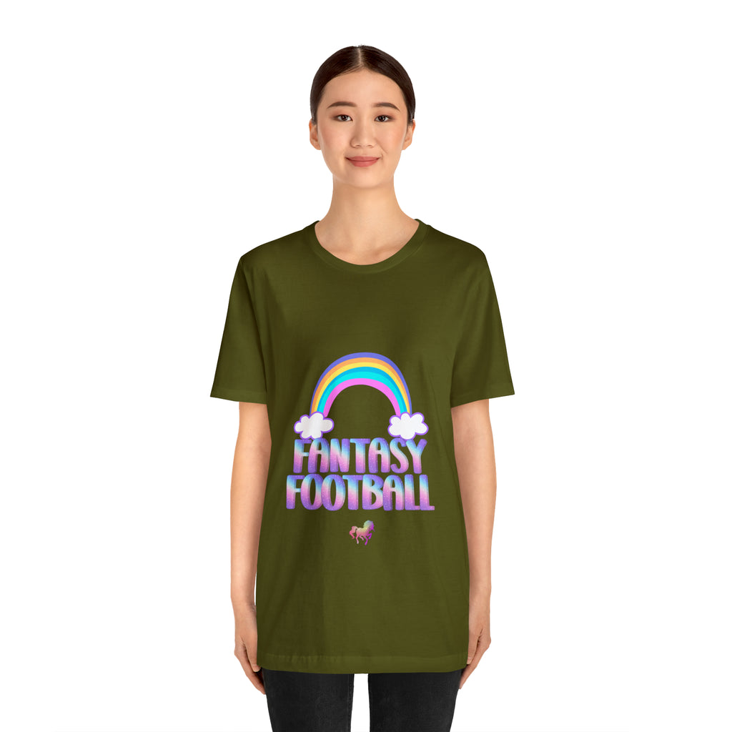 Cute Fantasy Football Shirt | Pink Cute Fantasy Football Unisex T-Shirt