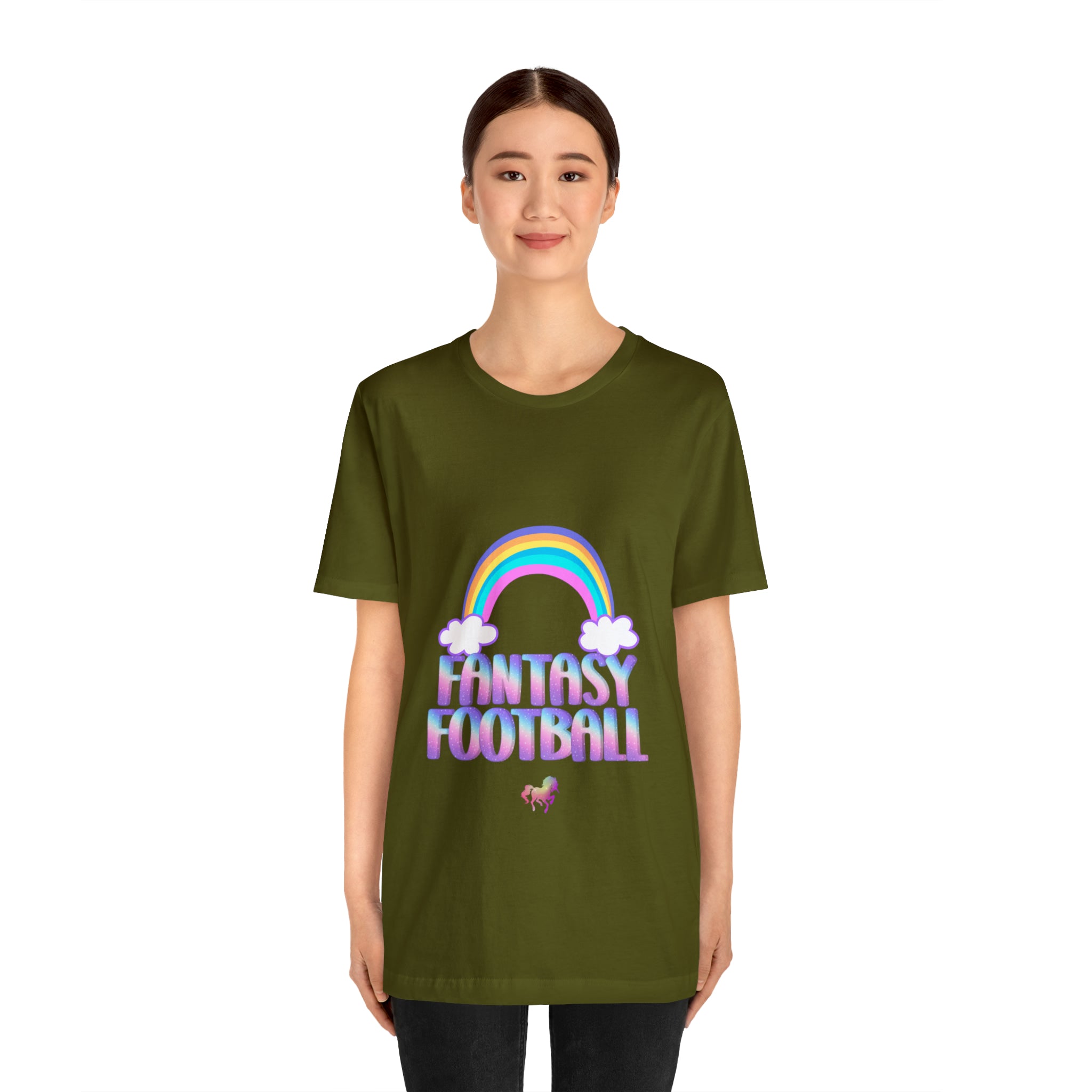 Cute Fantasy Football Shirt | Pink Cute Fantasy Football Unisex T-Shirt