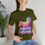 Fantasy Football Pink Shirt | Unicorn Fantasy Football Unisex T-Shirt