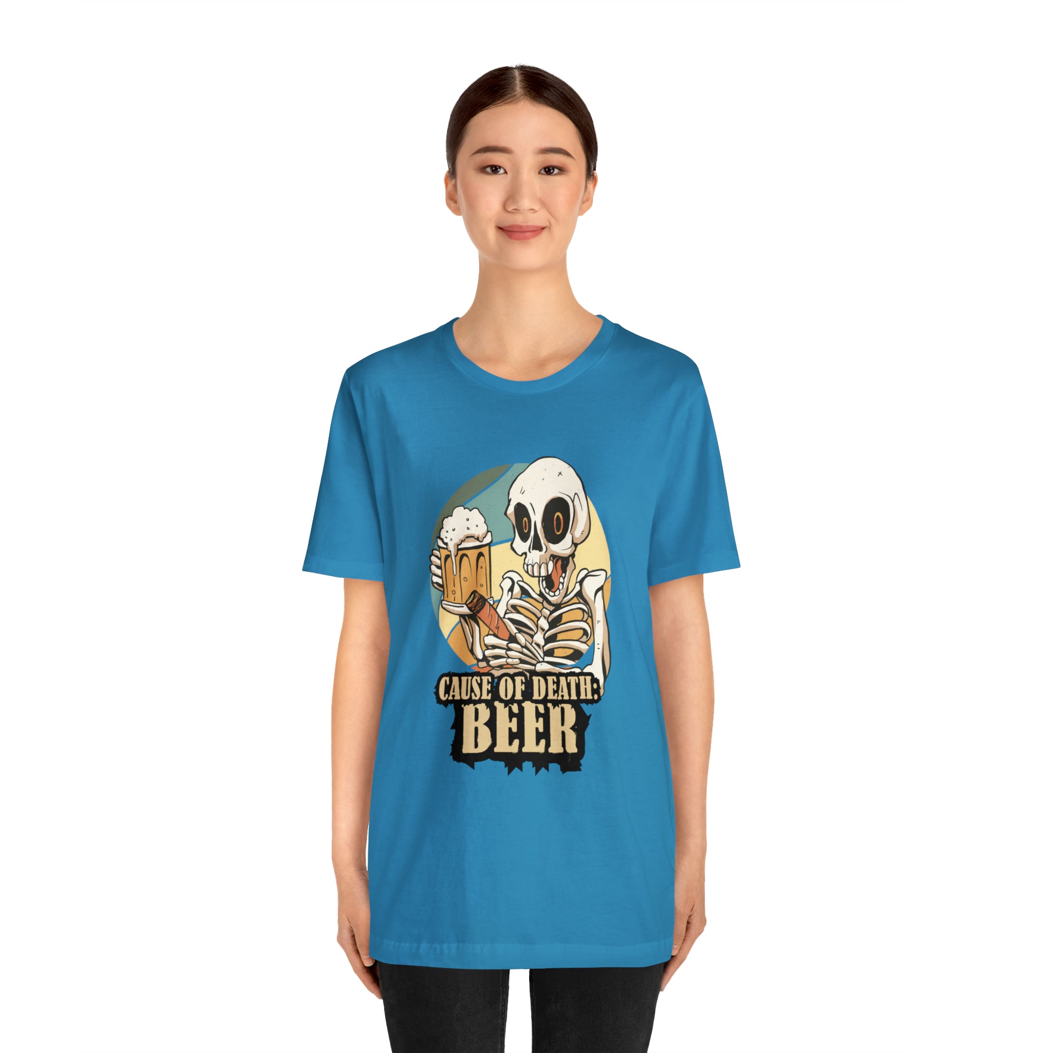 Beer Cause of Death Shirt | Drink Beer Unisex T-Shirt