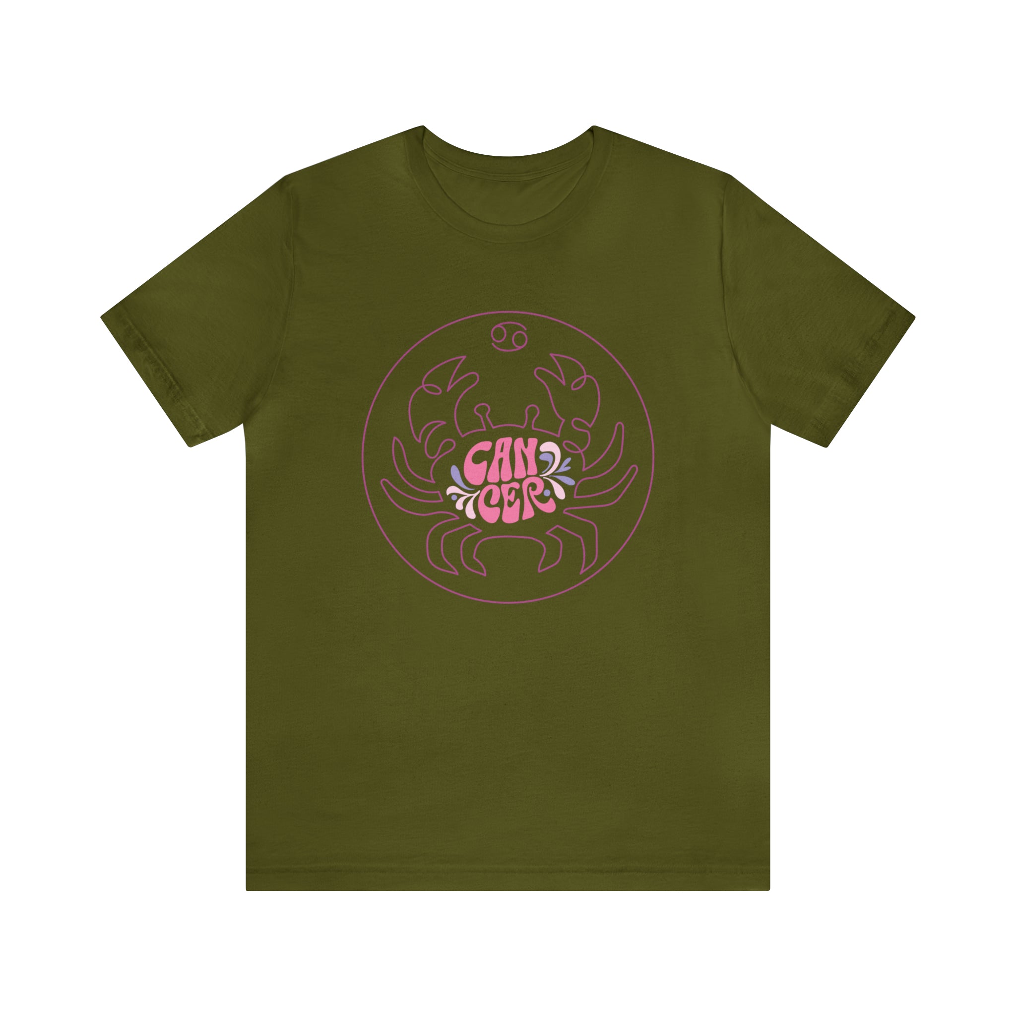 Cancer Crab Zodiac Graphics Shirt | Zodiac Sign Statement T-Shirt