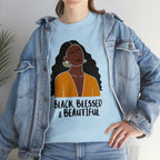 Black, Blessed & Beautiful Shirt | Empowered & Beautiful Cotton T-shirt