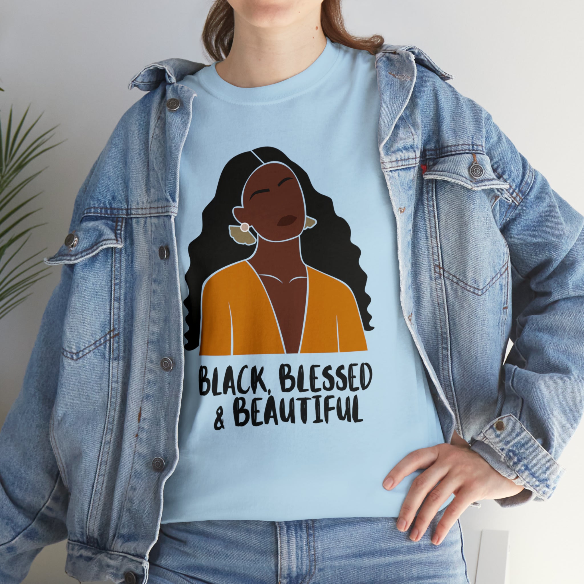 Black, Blessed & Beautiful Shirt | Empowered & Beautiful Cotton T-shirt