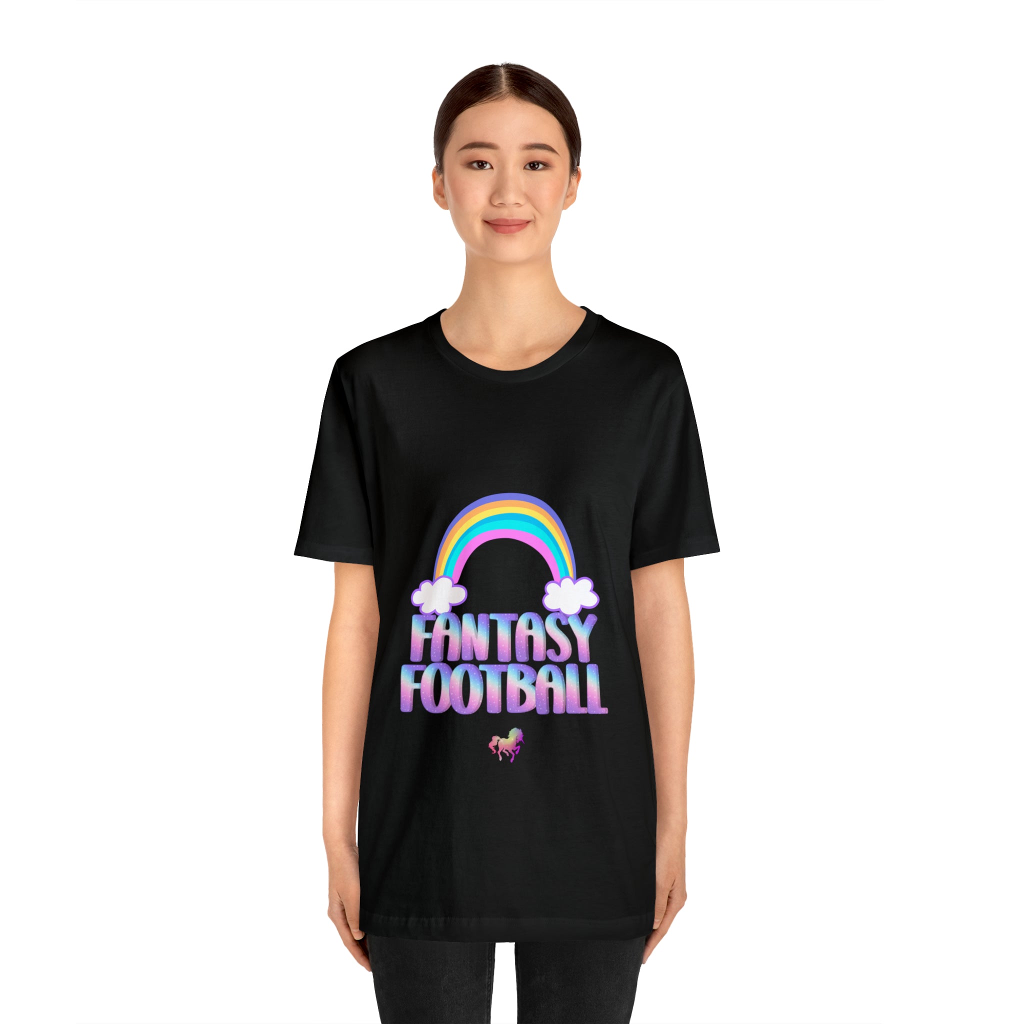Cute Fantasy Football Shirt | Pink Cute Fantasy Football Unisex T-Shirt