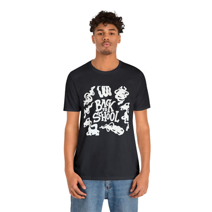 Back to School Ink Shirt | Black and White School Unisex T-Shirt