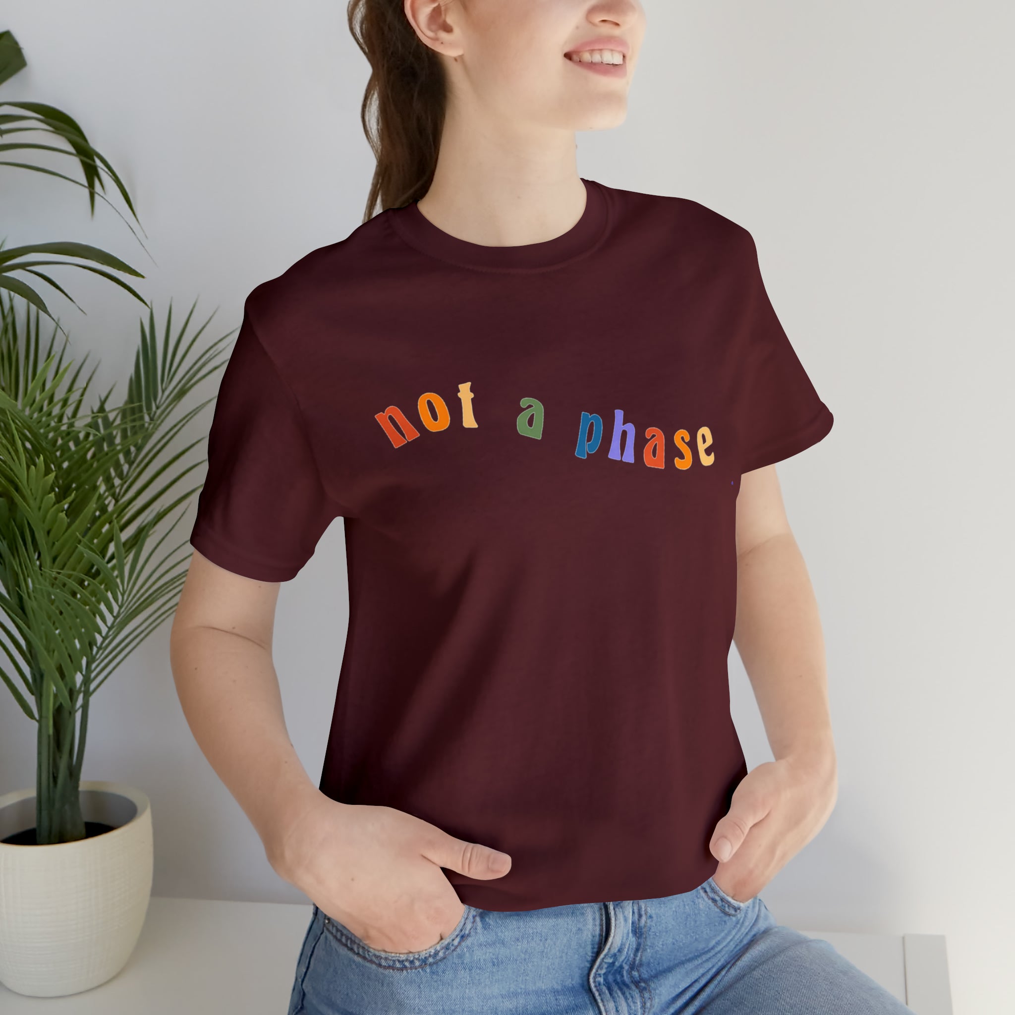 Not A Phase LGBTQIA+ Unisex Shirt | Not A Phase Rainbow Gay Pride Shirt