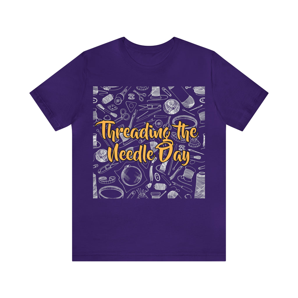Threading the Needle Day Shirt | Tailor Sewing Unisex T-Shirt