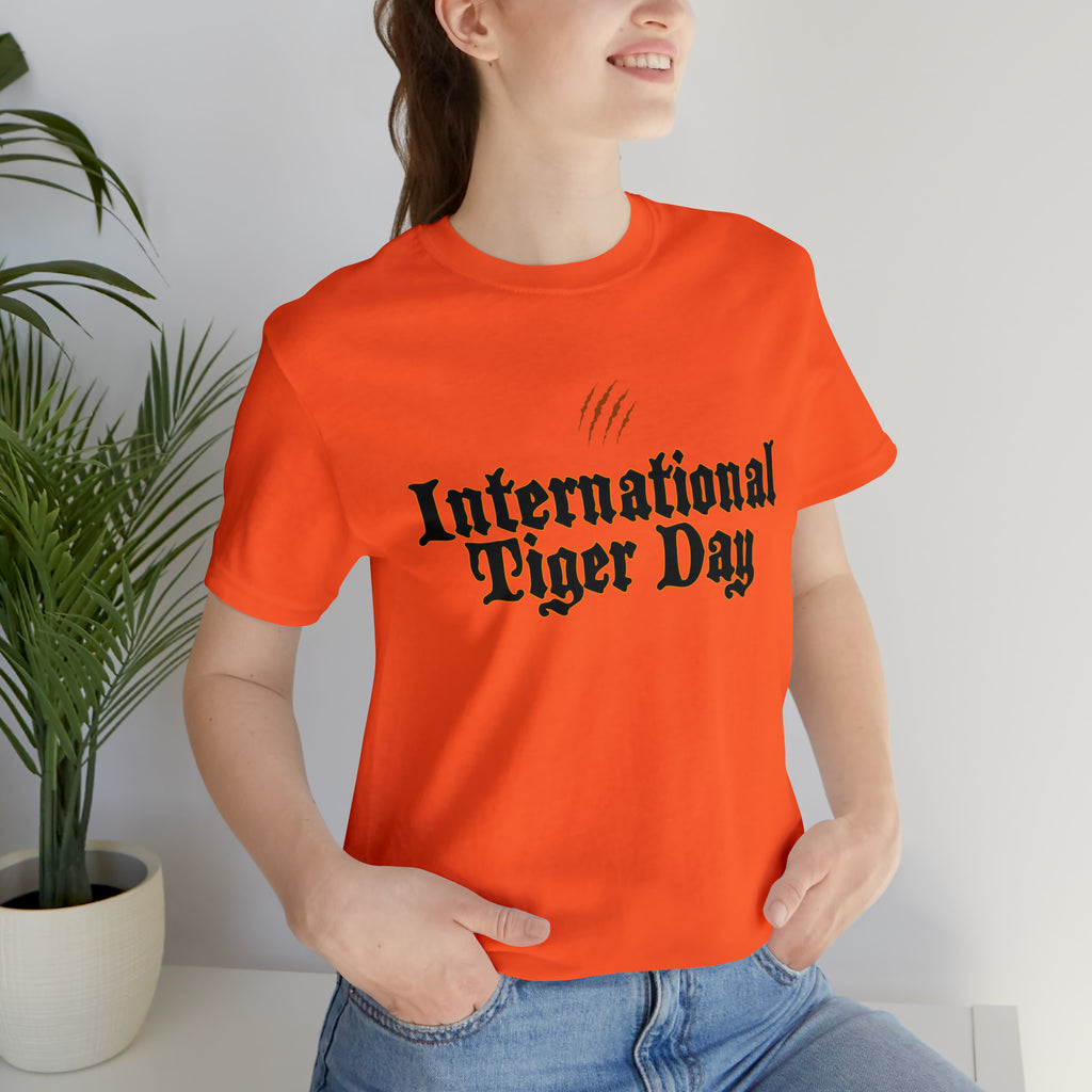 International Tiger Day 2 | Tiger Support Unisex T-Shirt