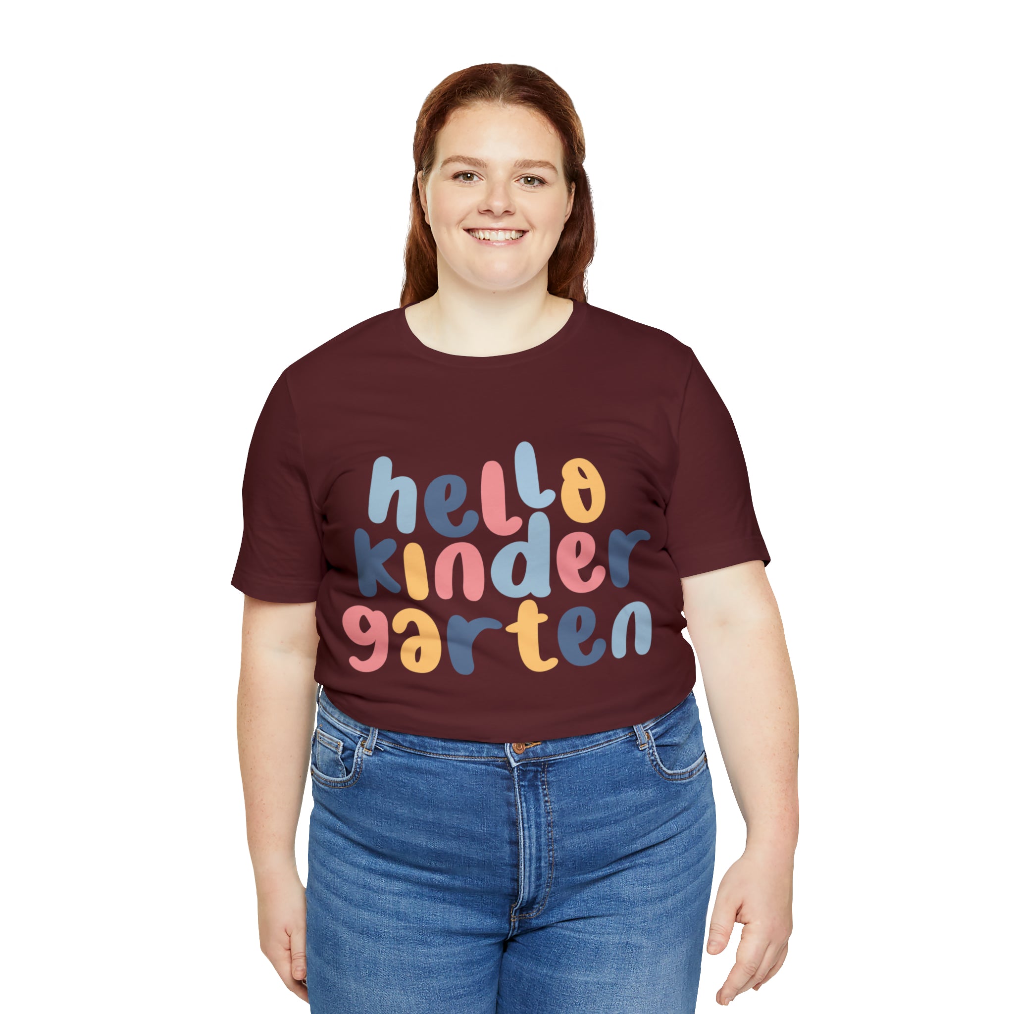 Hello Kindergarten School Shirt | First day of School Unisex T-Shirt