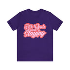 Slaying in Fifth Grade Shirt | Pink School Unisex T-Shirt