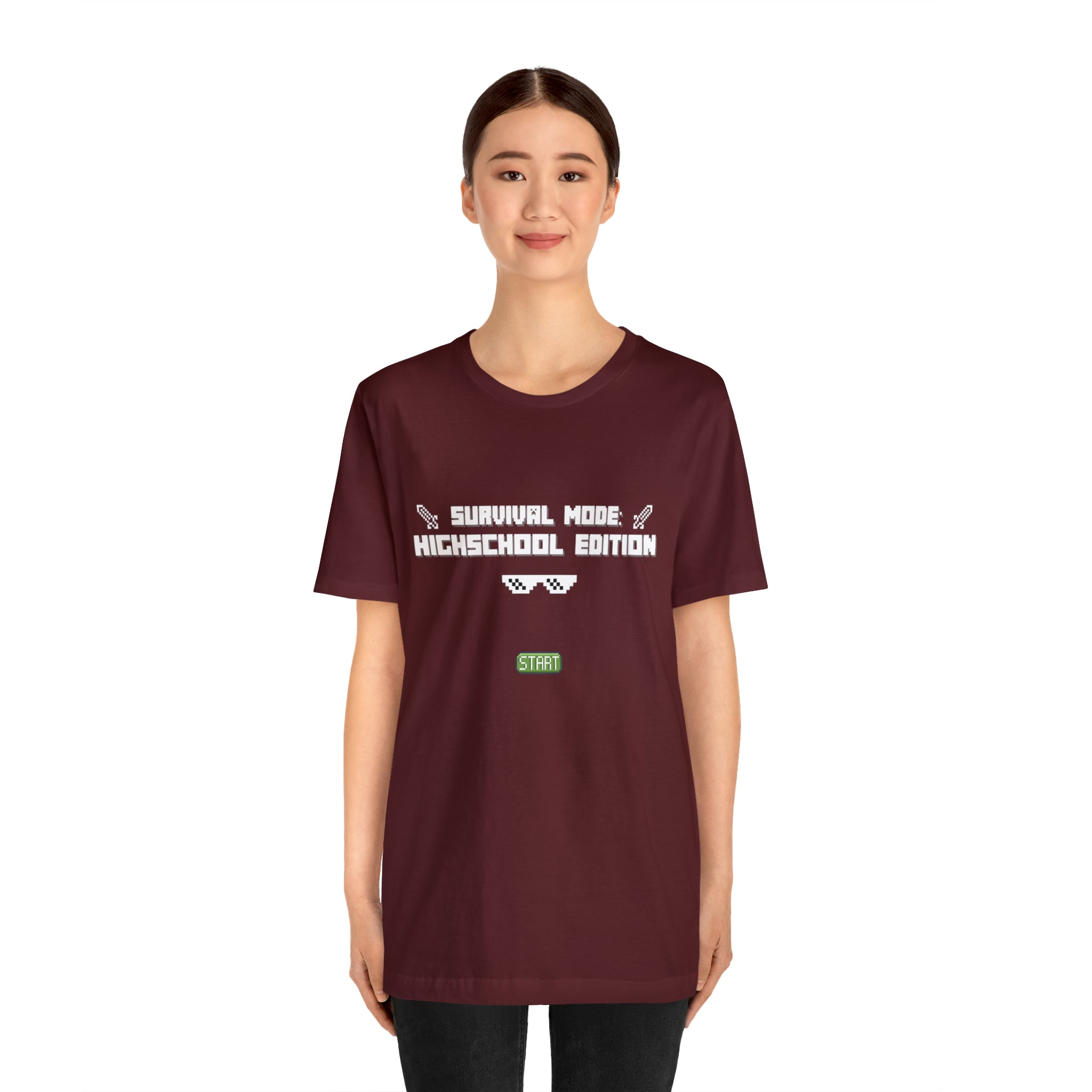 Highschool Survival Mode Shirt | Minecraft School Unisex T-Shirt