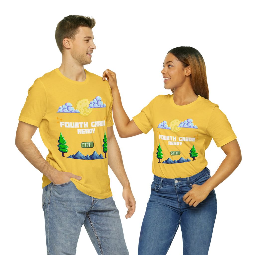 Fourth Grade Ready Pixel Shirt | Minecraft Unisex T-Shirt