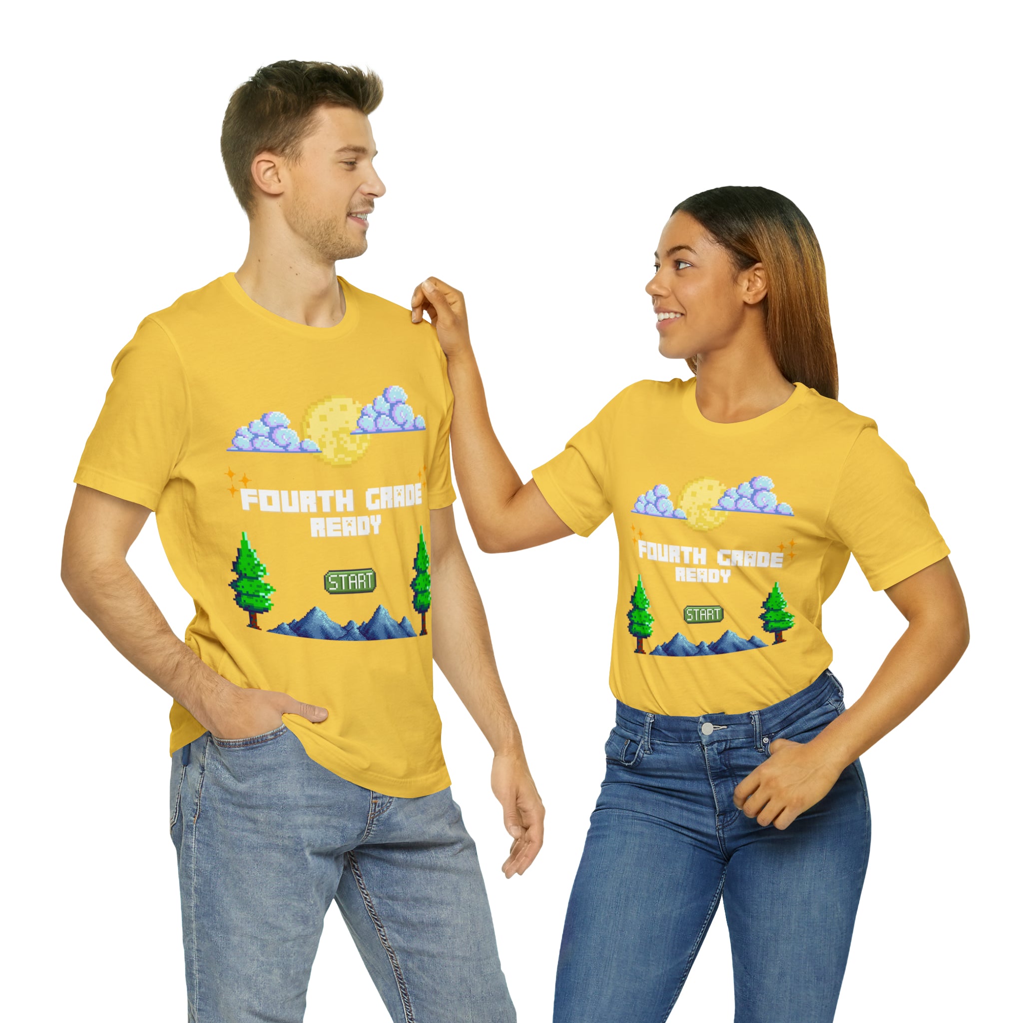 Fourth Grade Ready Pixel Shirt | Minecraft Unisex T-Shirt