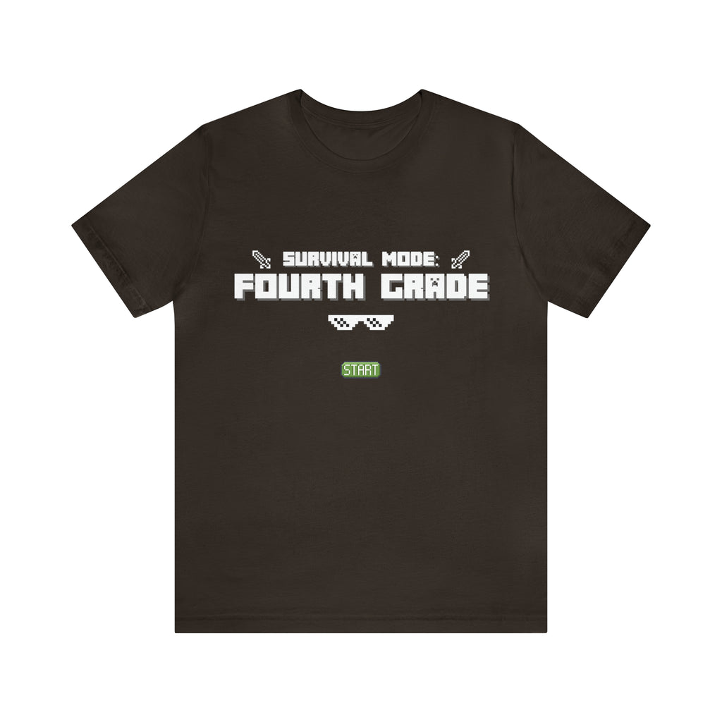 Fourth Grade Survival Mode | Minecraft Unisex T-Shirt
