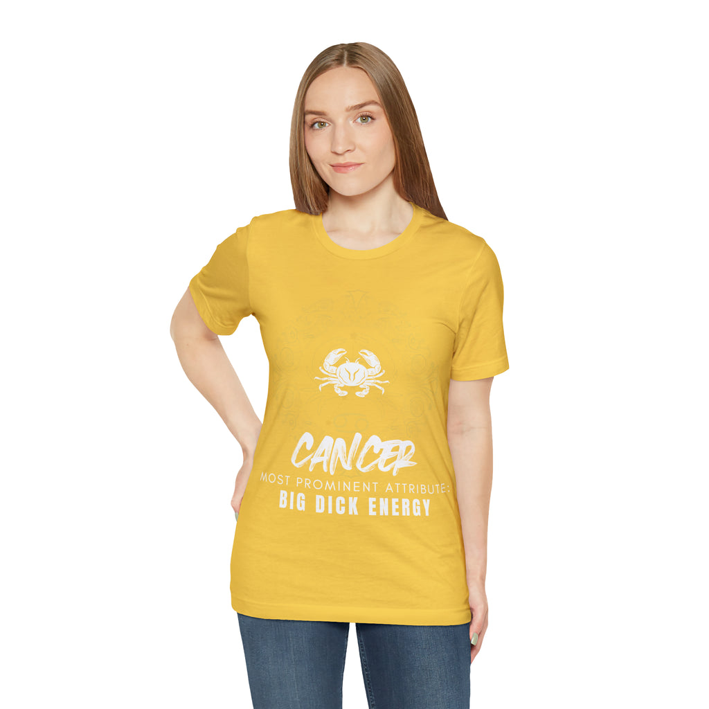 Cancer Zodiac Big Dick Energy Shirt | Zodiac Sign Statement T-Shirt