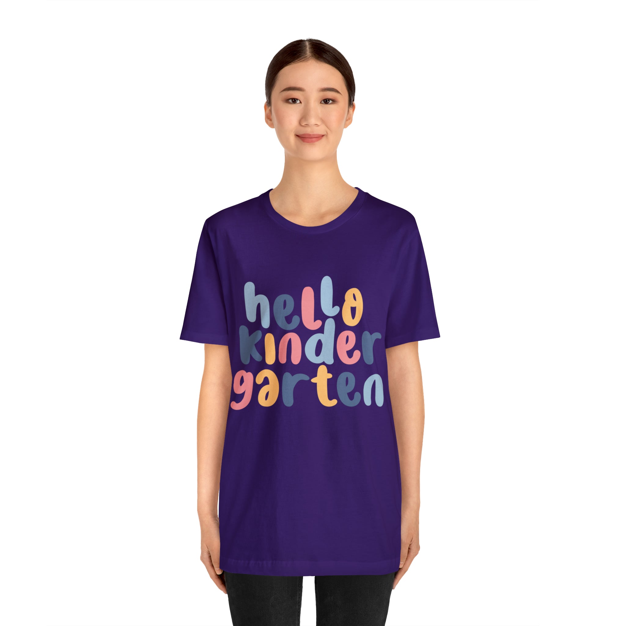 Hello Kindergarten School Shirt | First day of School Unisex T-Shirt