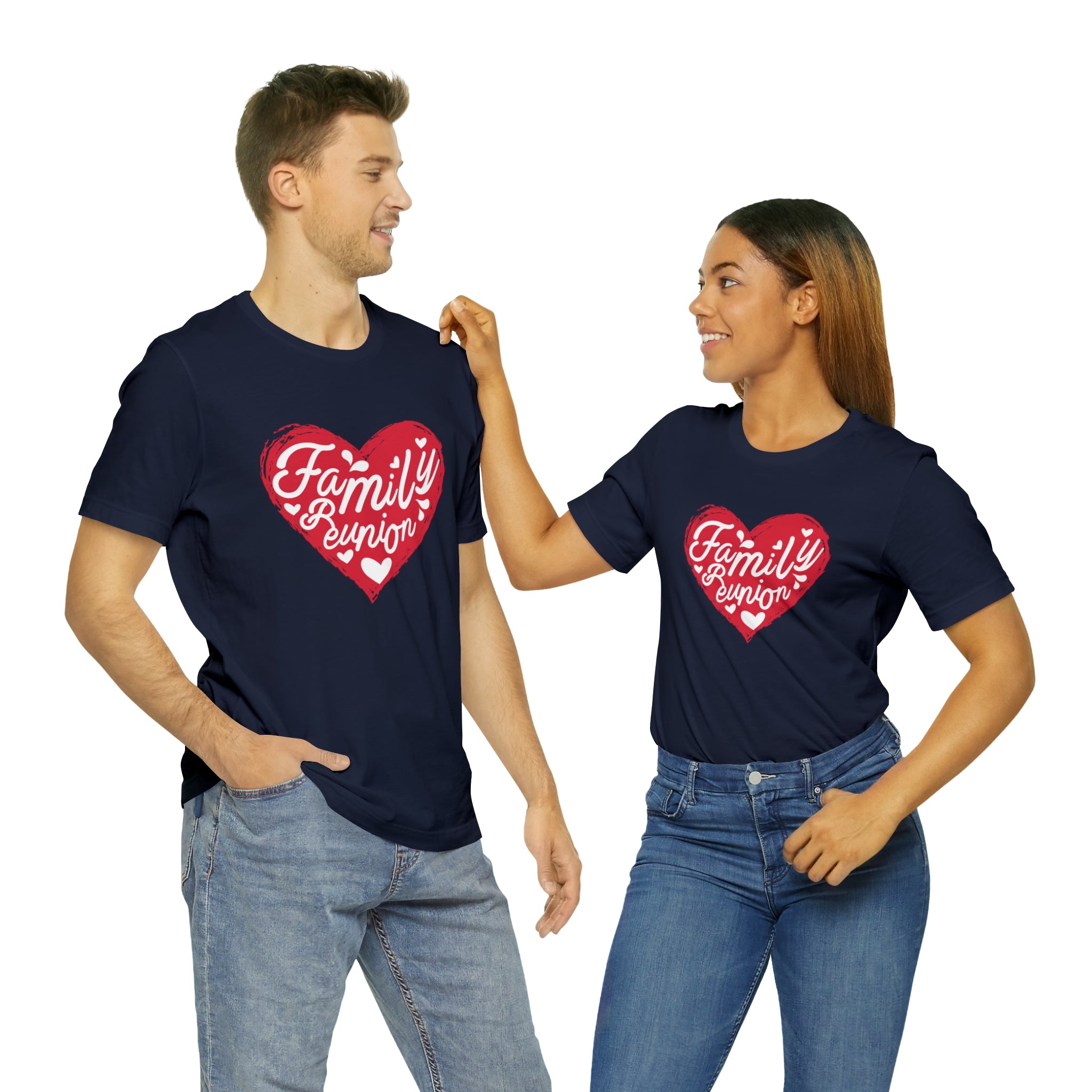 Family Reunion Heart Shirt | Family Love Unisex T-Shirt