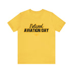 National Aviation Day Yellow Shirt | Airplane Pilot T-Shirt