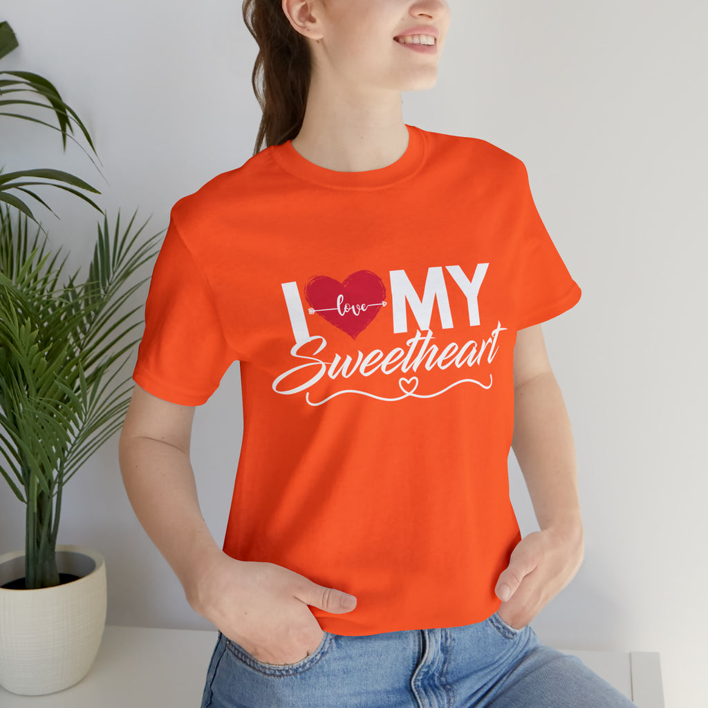 I Love My Sweetheart Shirt | Couple Love T-Shirt, Pair Girlfriend Boyfriend Matching Shirt