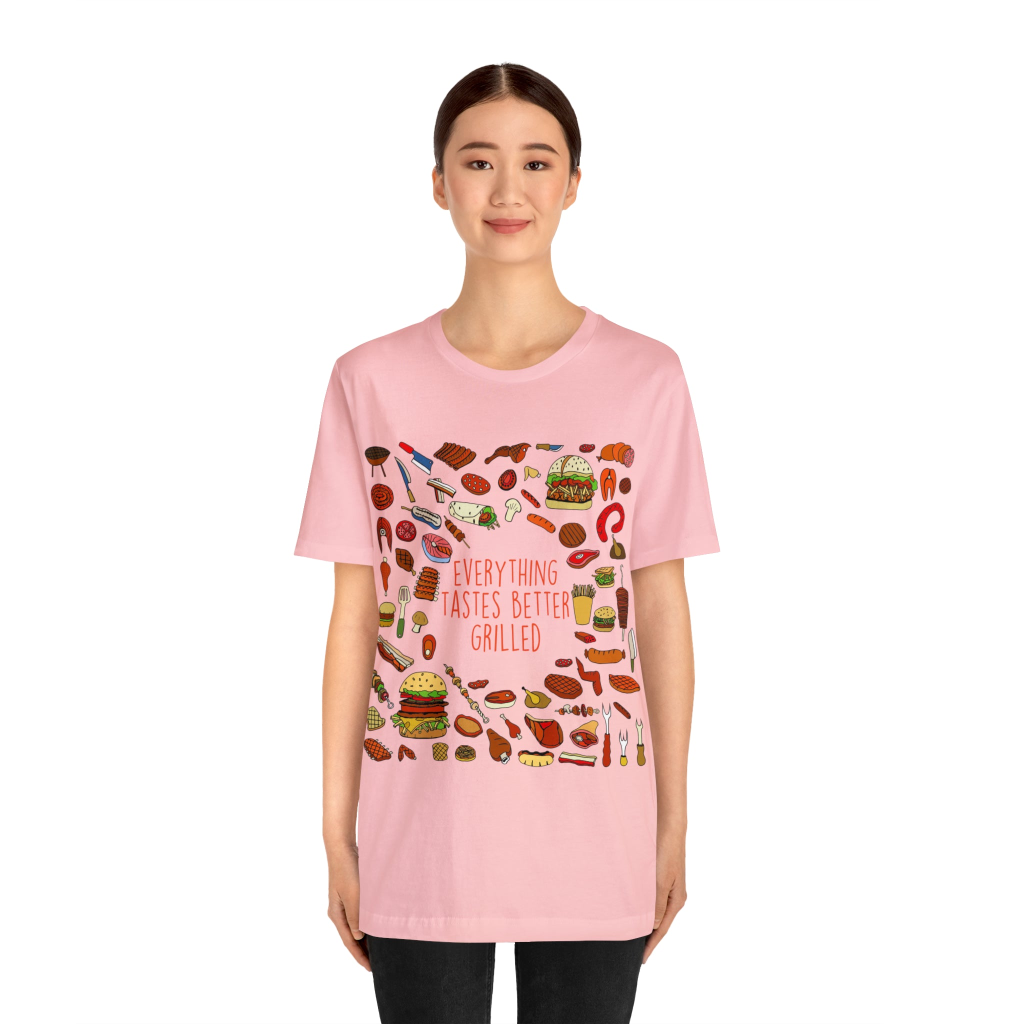 Everything Tastes Better Grilled Shirt | Grilling Love Unisex T-Shirt