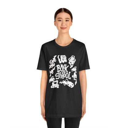 Back to School Ink Shirt | Black and White School Unisex T-Shirt
