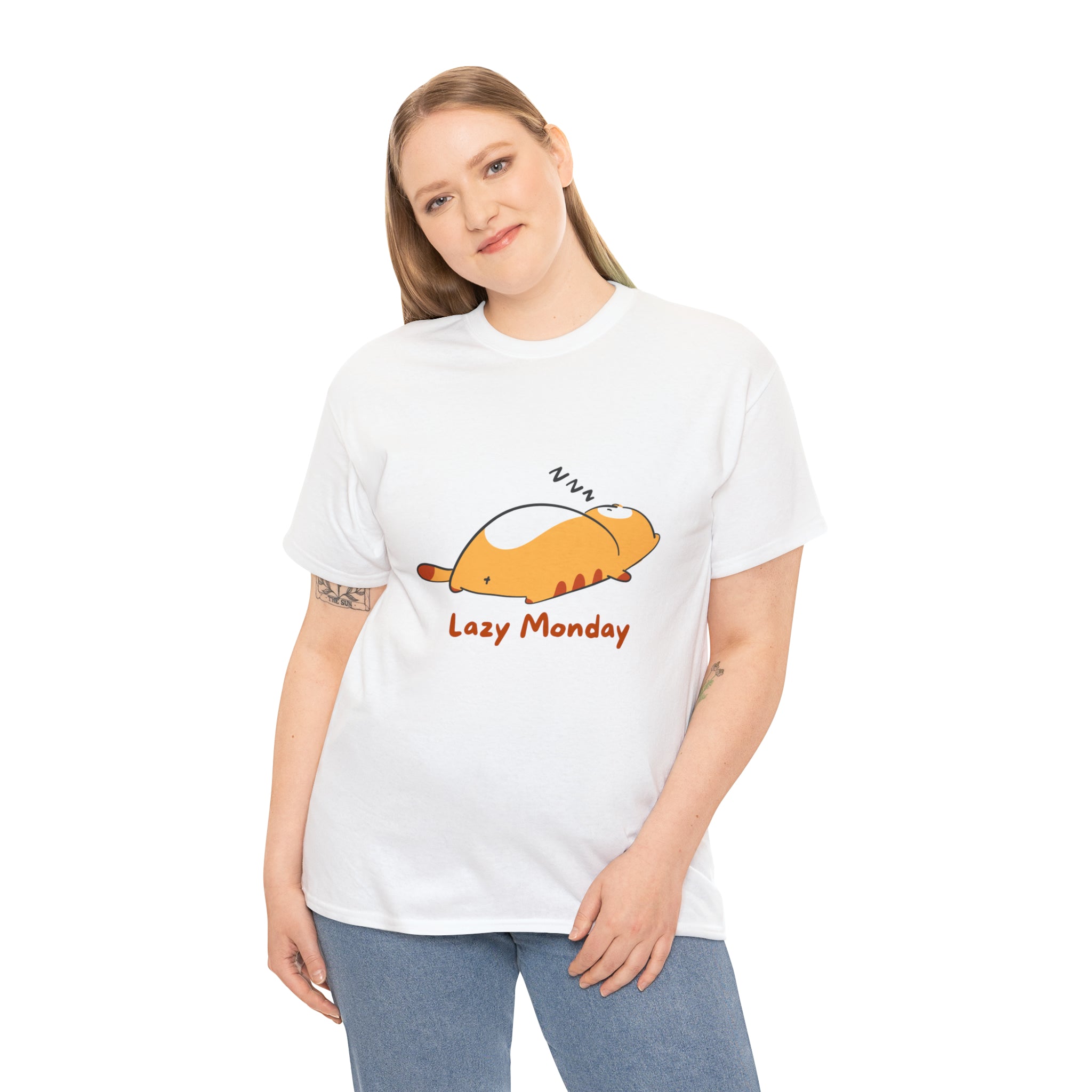 Lazy Monday Shirt | Cat Lover T-Shirt