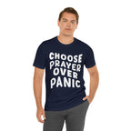Prayer Over Panic Unisex Shirt | Religious Shirt for Prayers